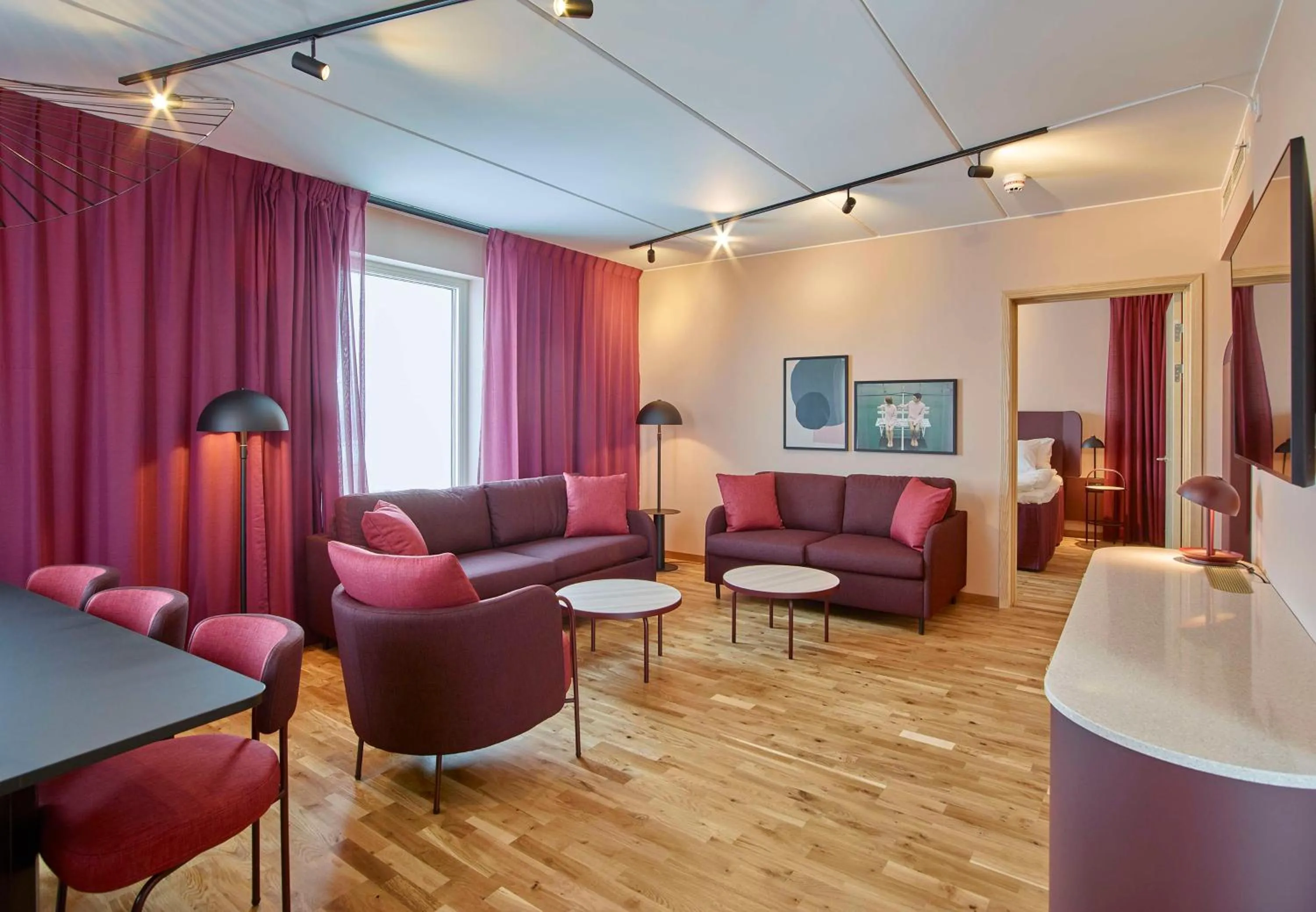 Bedroom in Scandic Kiruna