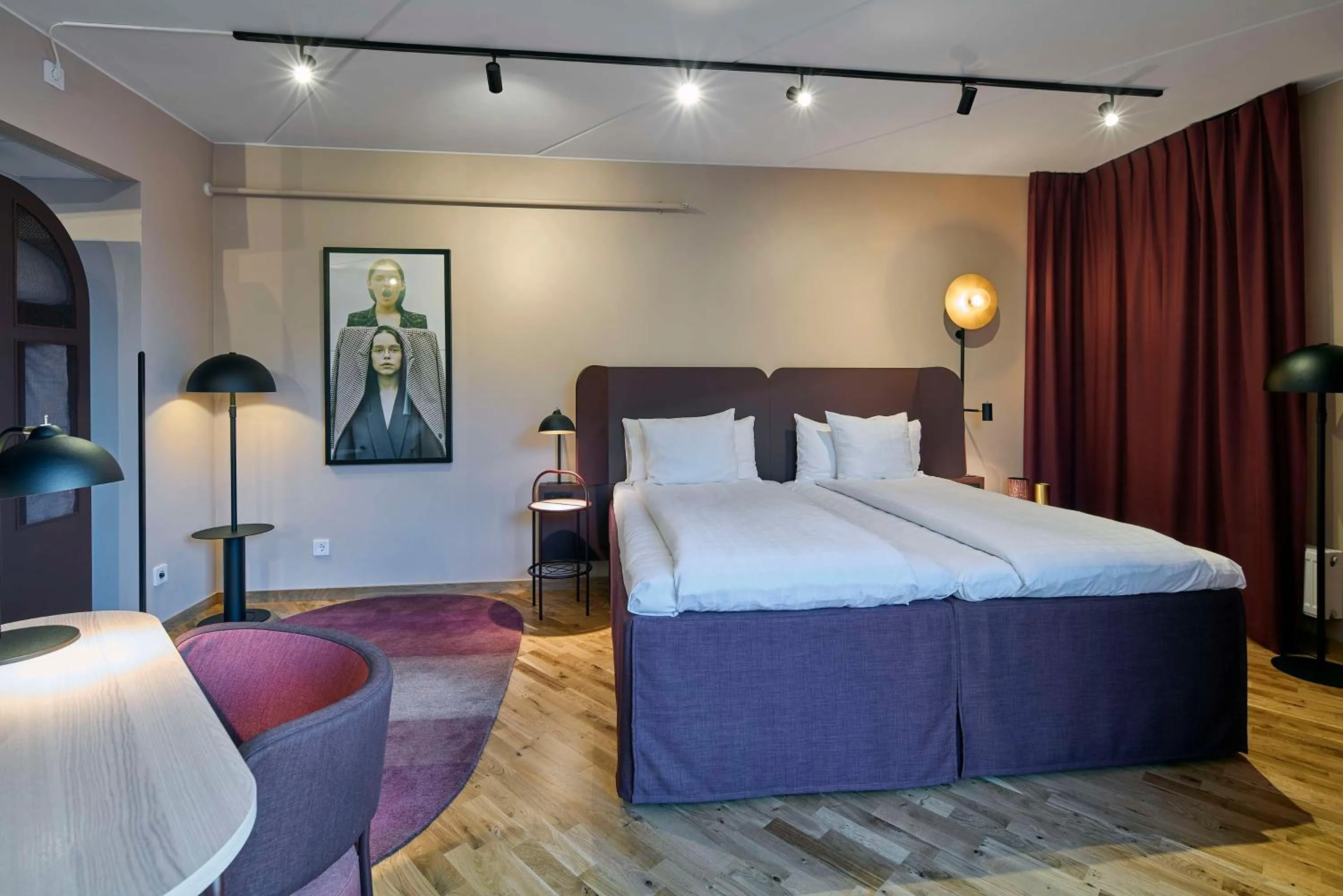 Bedroom, Bed in Scandic Kiruna