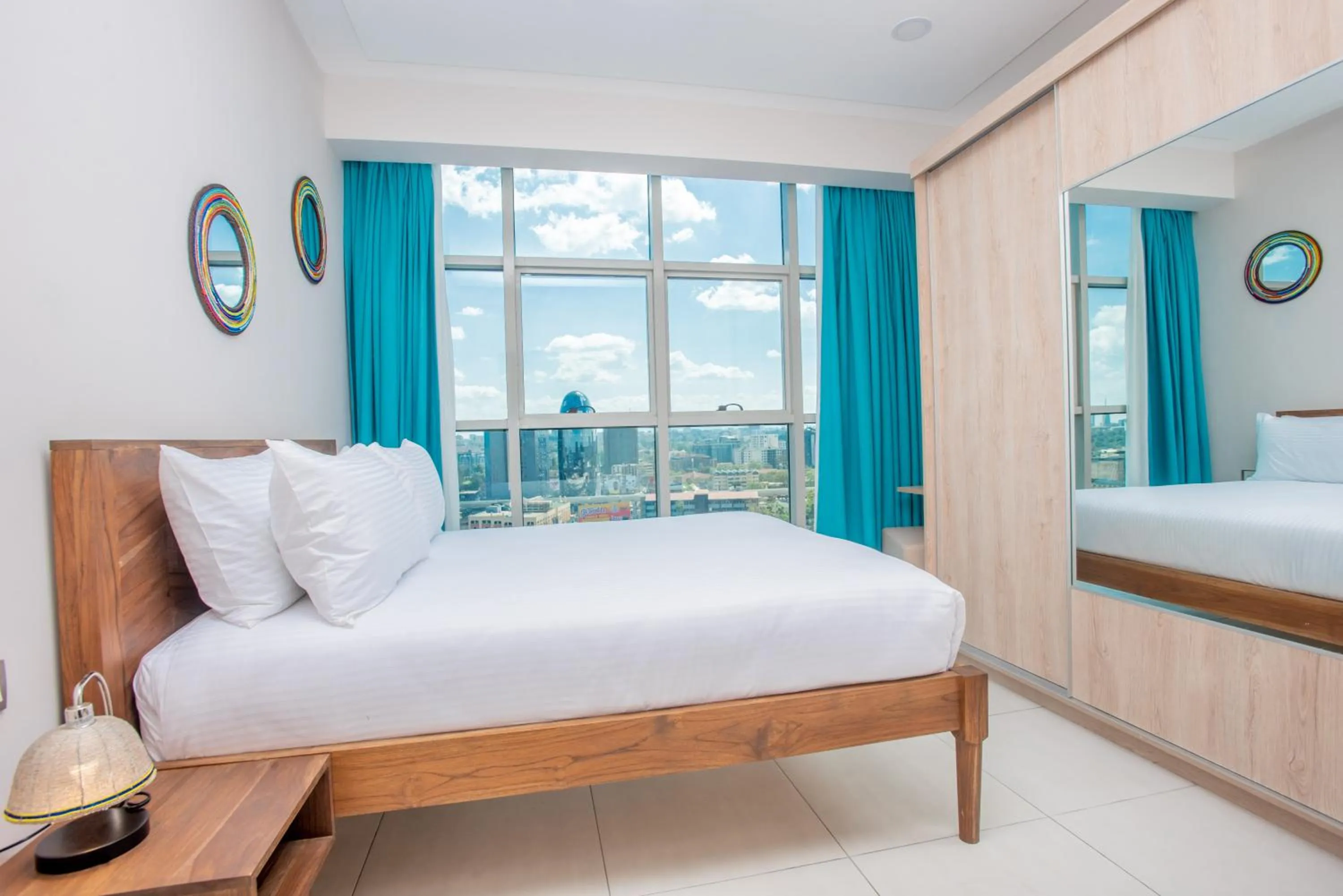 Photo of the whole room, Bed in Skynest Residences by CityBlue, Nairobi Westlands