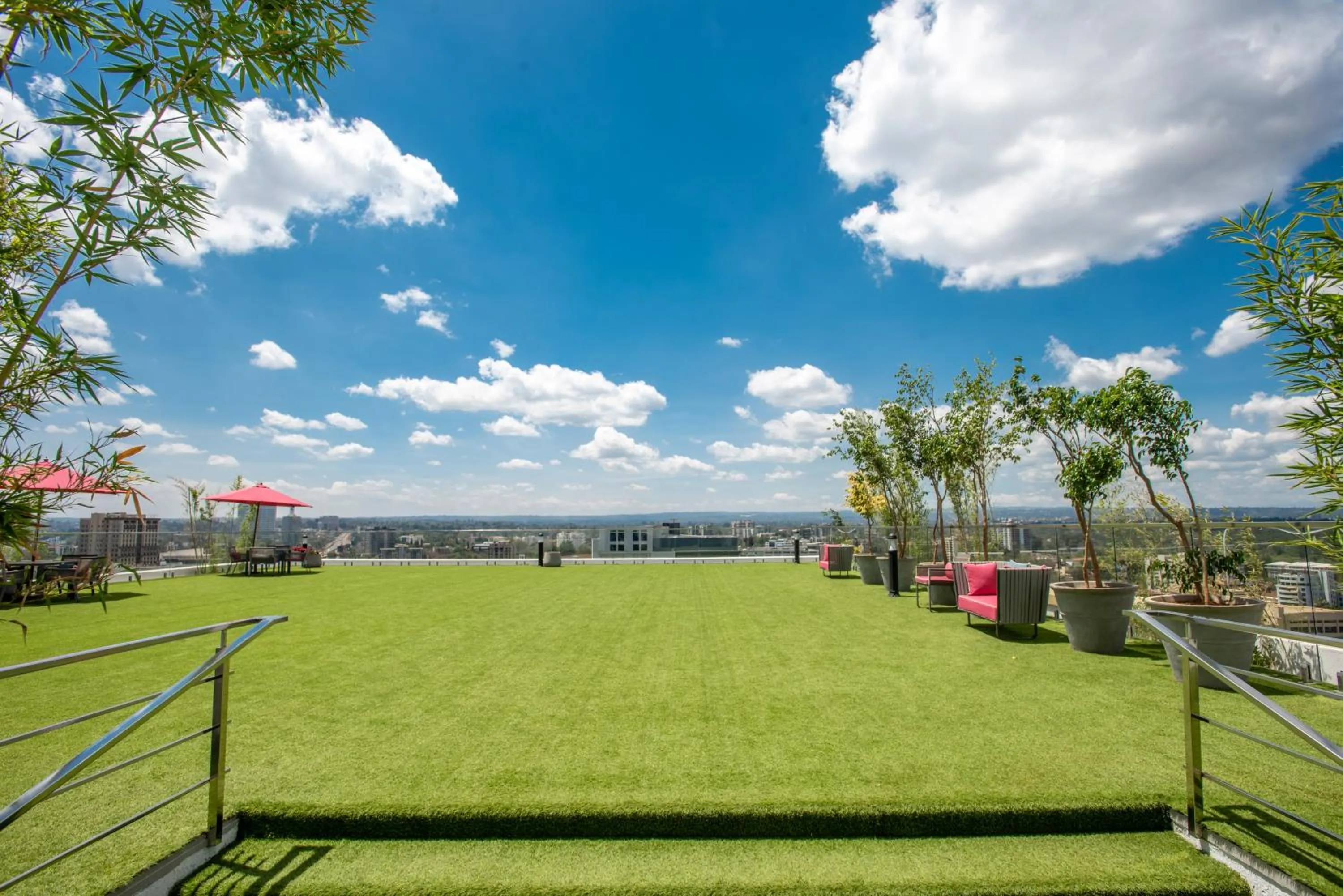 Garden in Skynest Residences by CityBlue, Nairobi Westlands