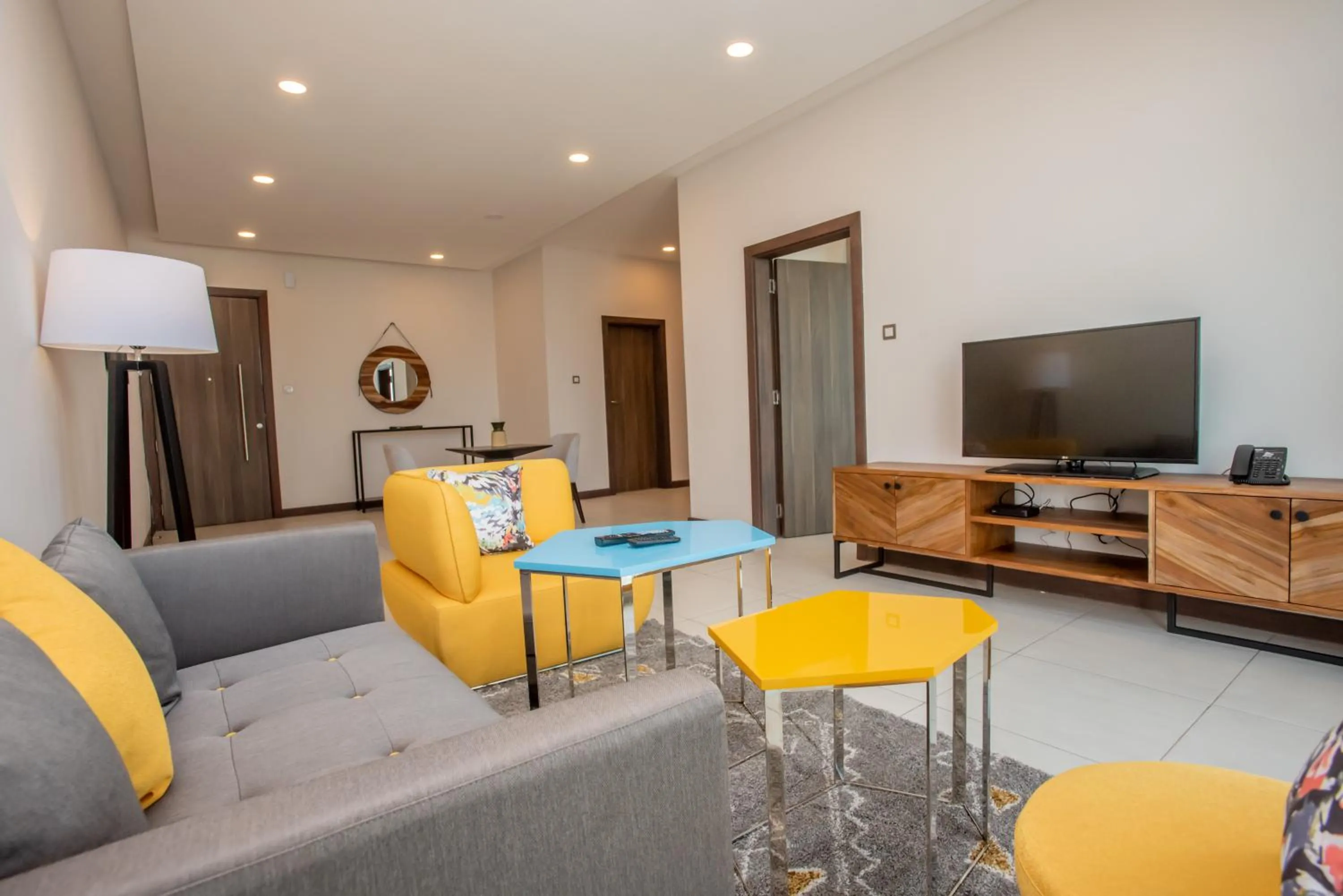 TV and multimedia in Skynest Residences by CityBlue, Nairobi Westlands