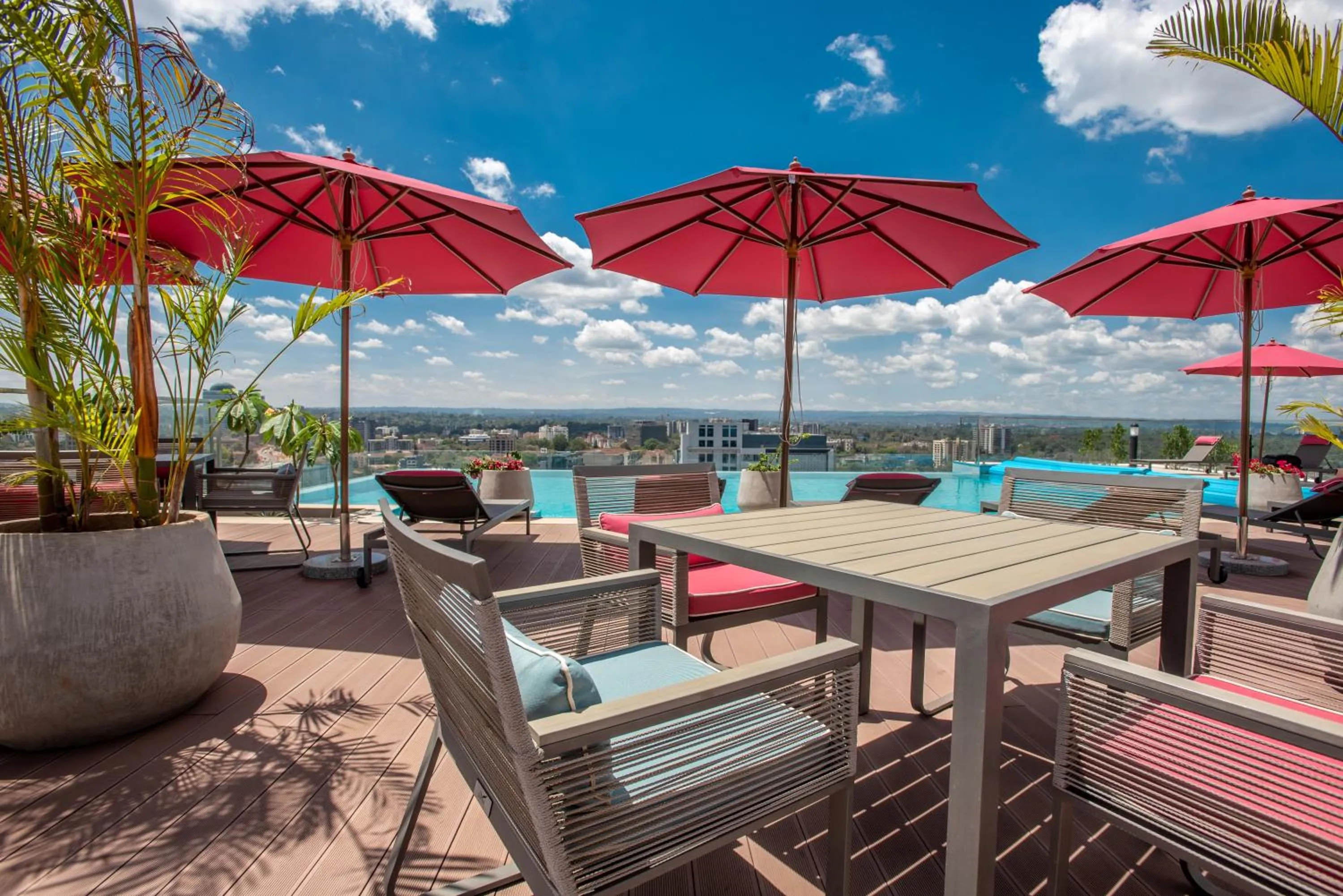 Patio in Skynest Residences by CityBlue, Nairobi Westlands