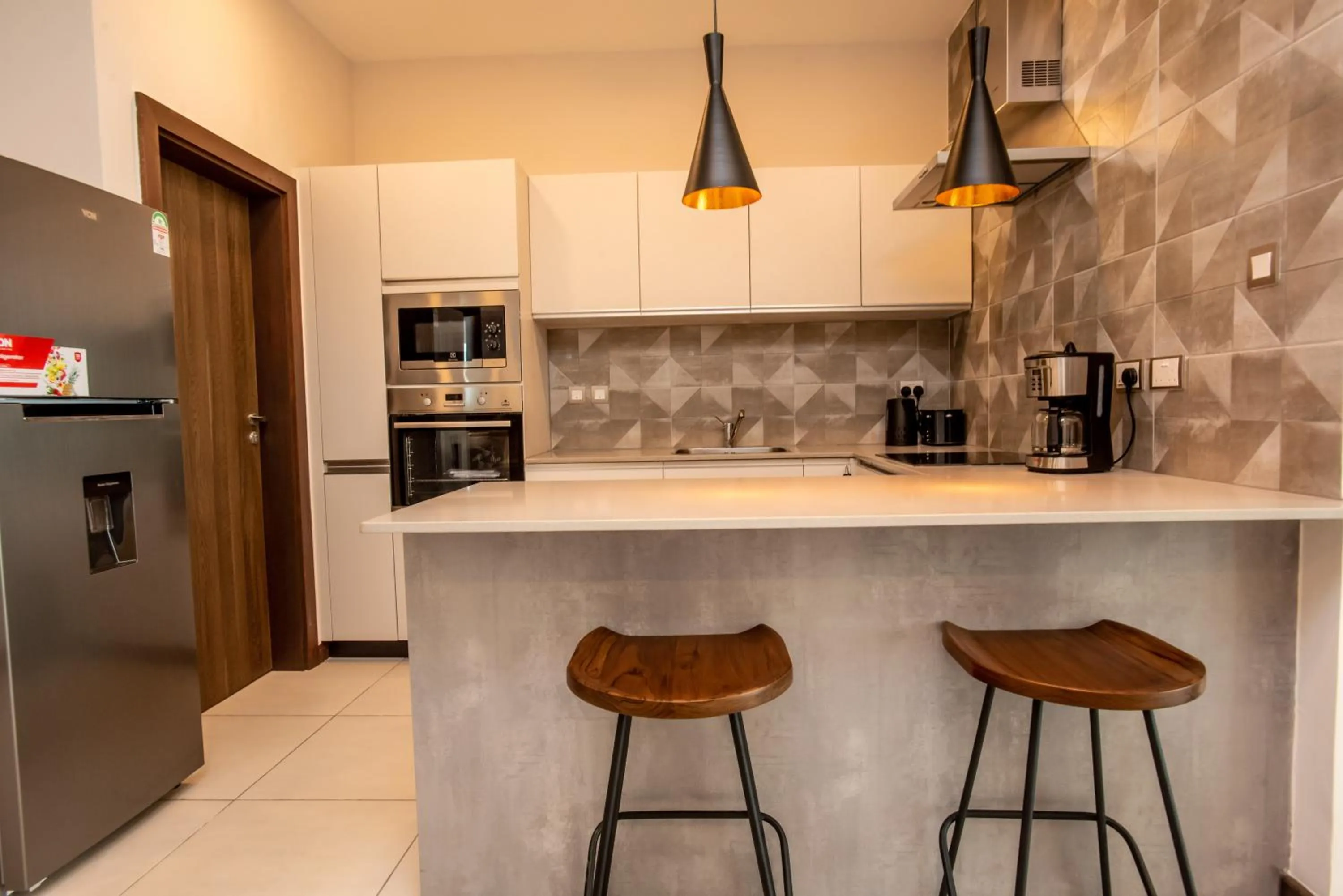 Kitchen or kitchenette in Skynest Residences by CityBlue, Nairobi Westlands