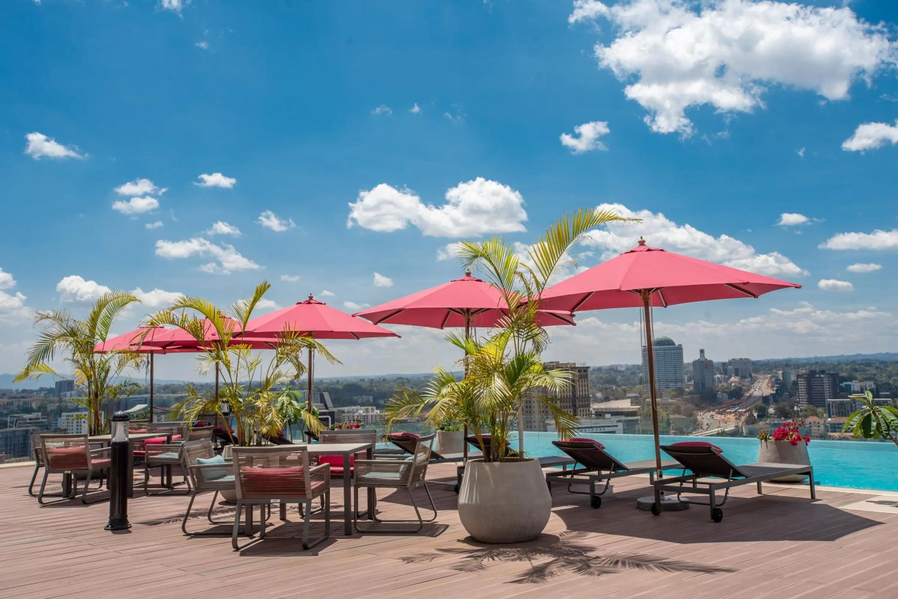 Patio in Skynest Residences by CityBlue, Nairobi Westlands