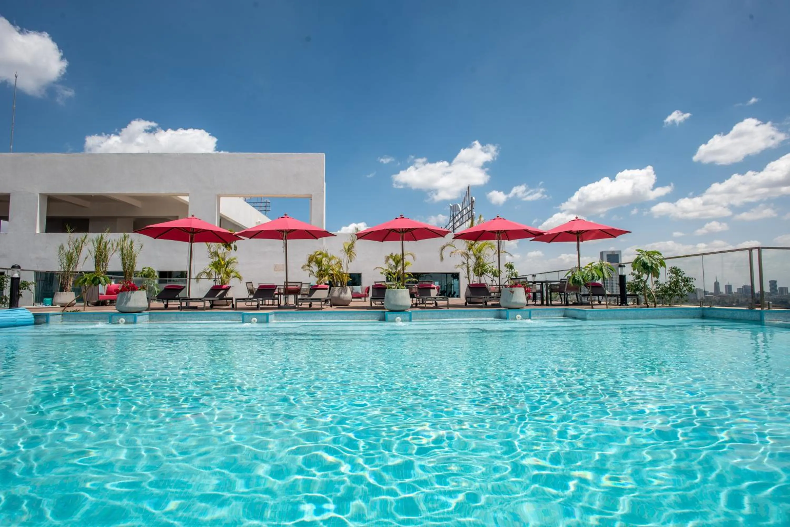 Swimming pool in Skynest Residences by CityBlue, Nairobi Westlands