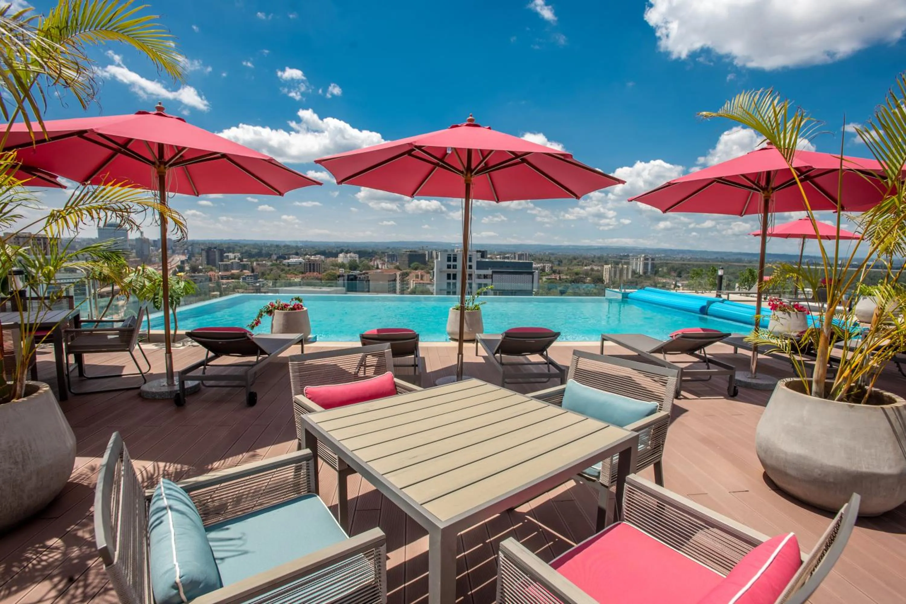 Patio in Skynest Residences by CityBlue, Nairobi Westlands