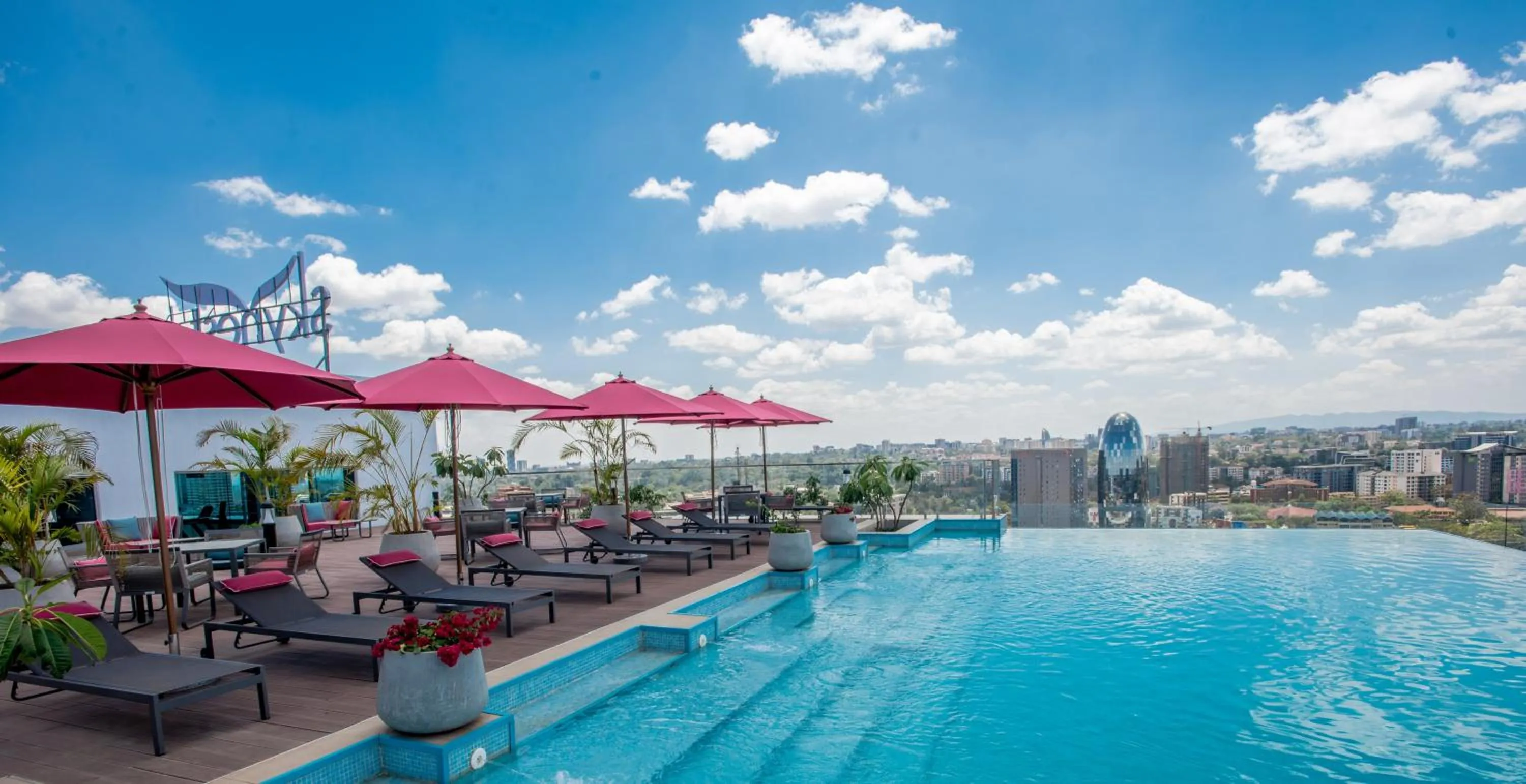 Swimming pool in Skynest Residences by CityBlue, Nairobi Westlands