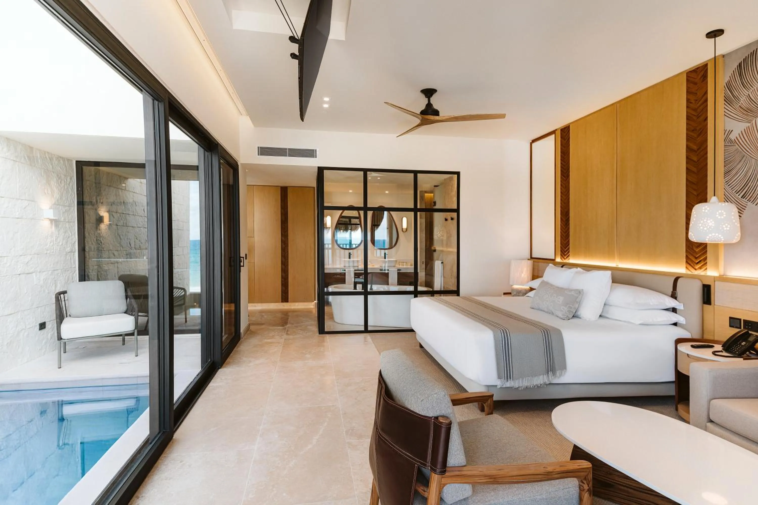 Bedroom, Bed in Valentin Imperial Riviera Maya All Inclusive - Adults Only