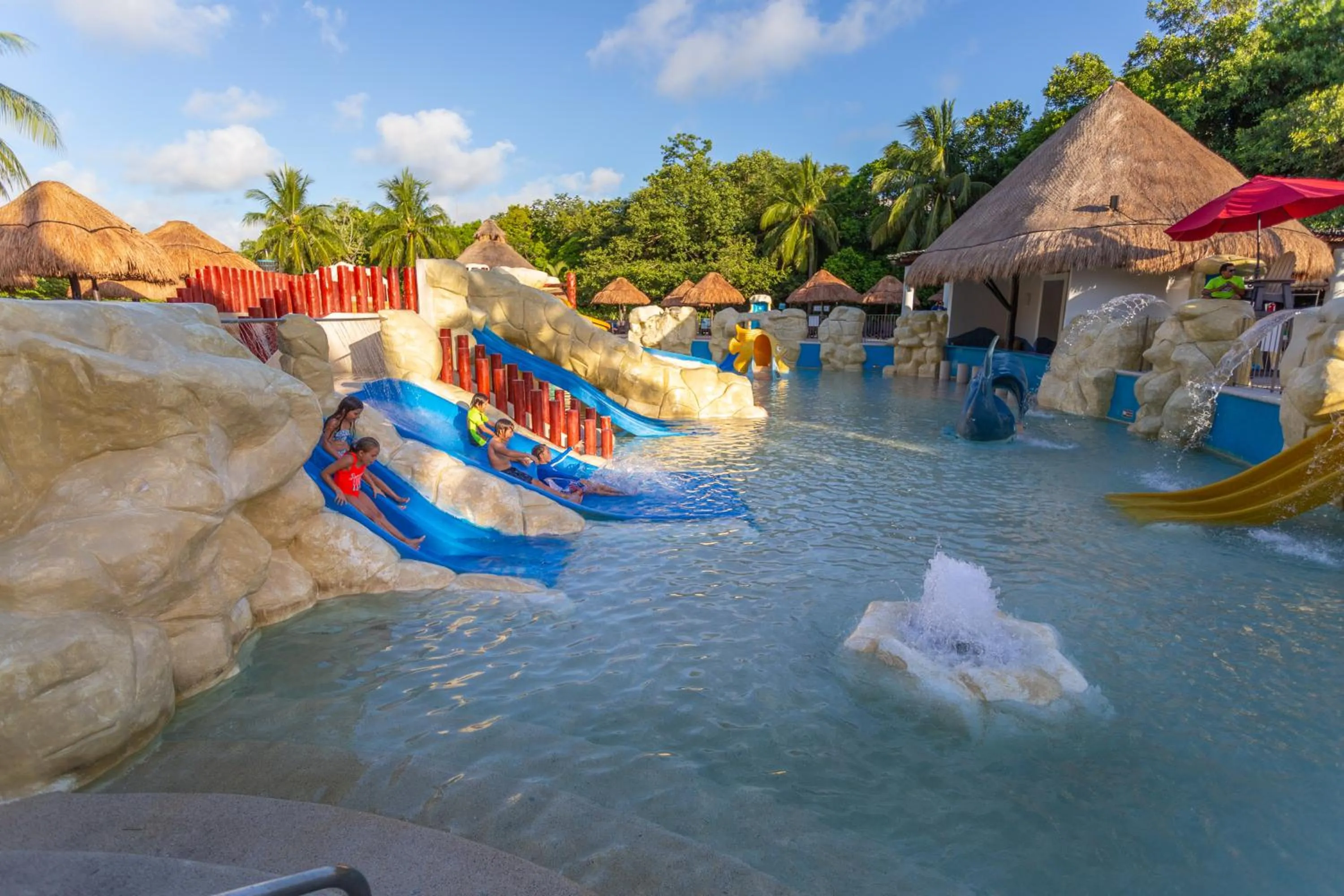 Aqua park in Sandos Caracol Nature Resort & Water Park All Inclusive