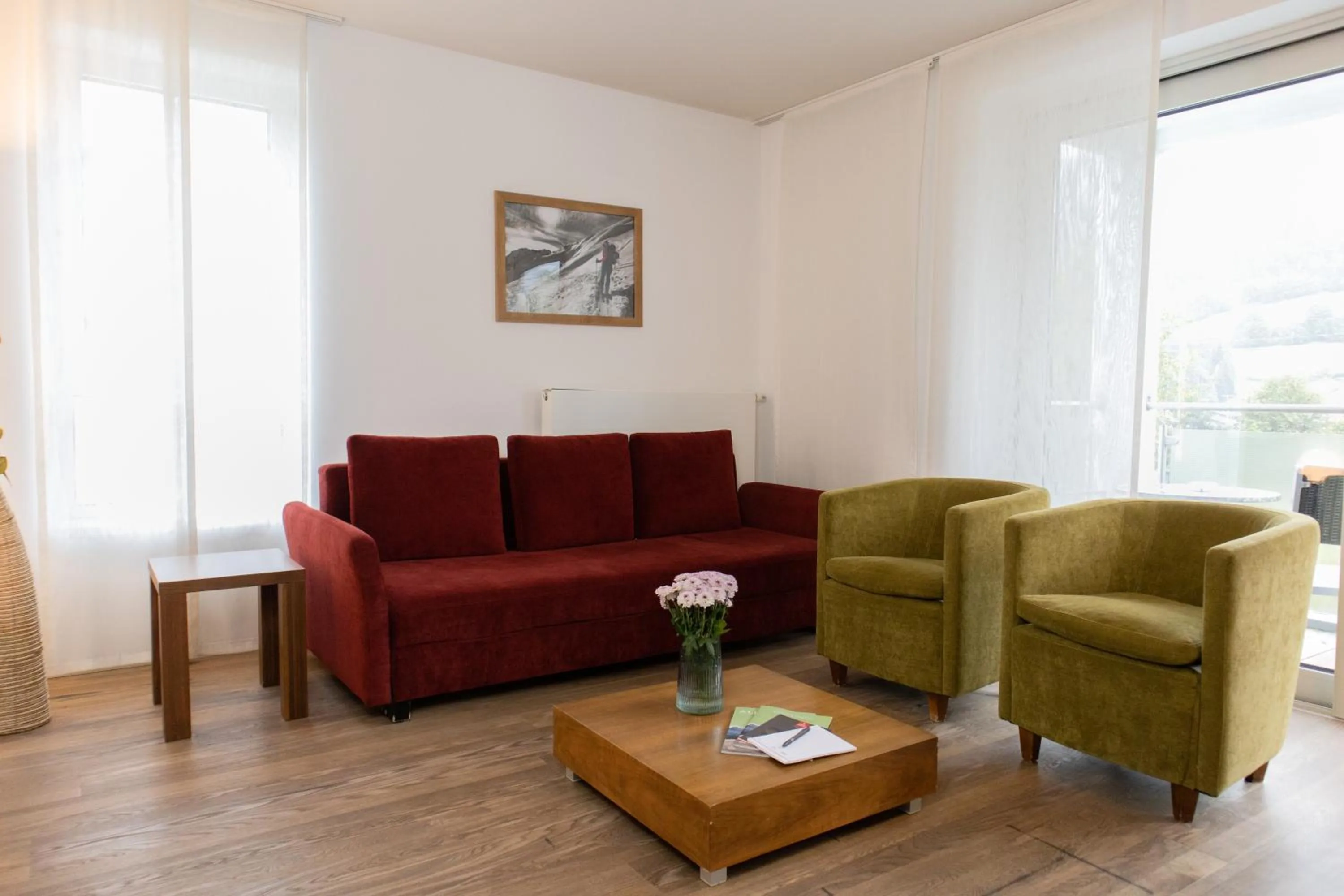 Living room in Der Gletscherblick by Alpin Rentals