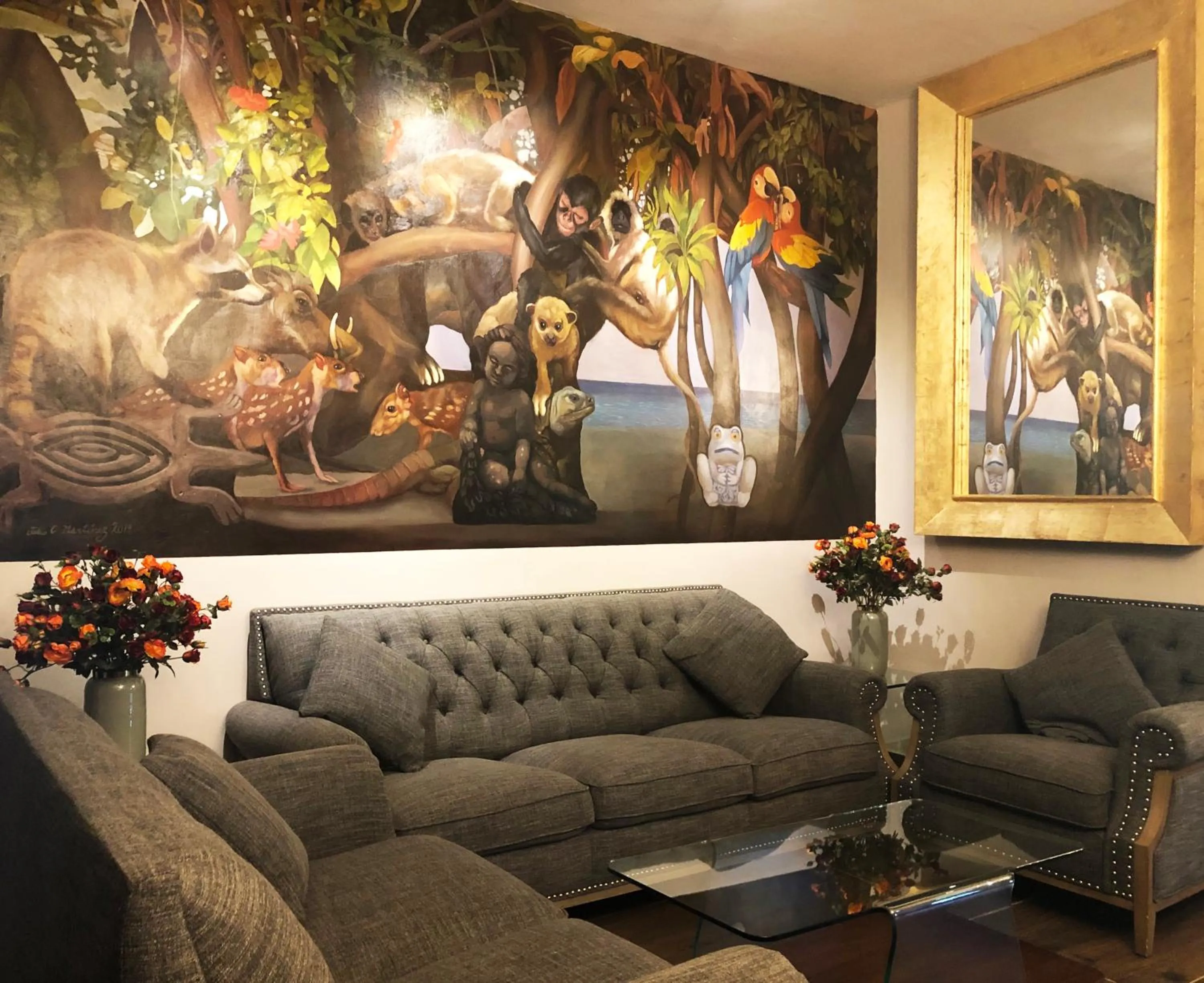 Decorative detail in Villablanca Garden Beach Hotel