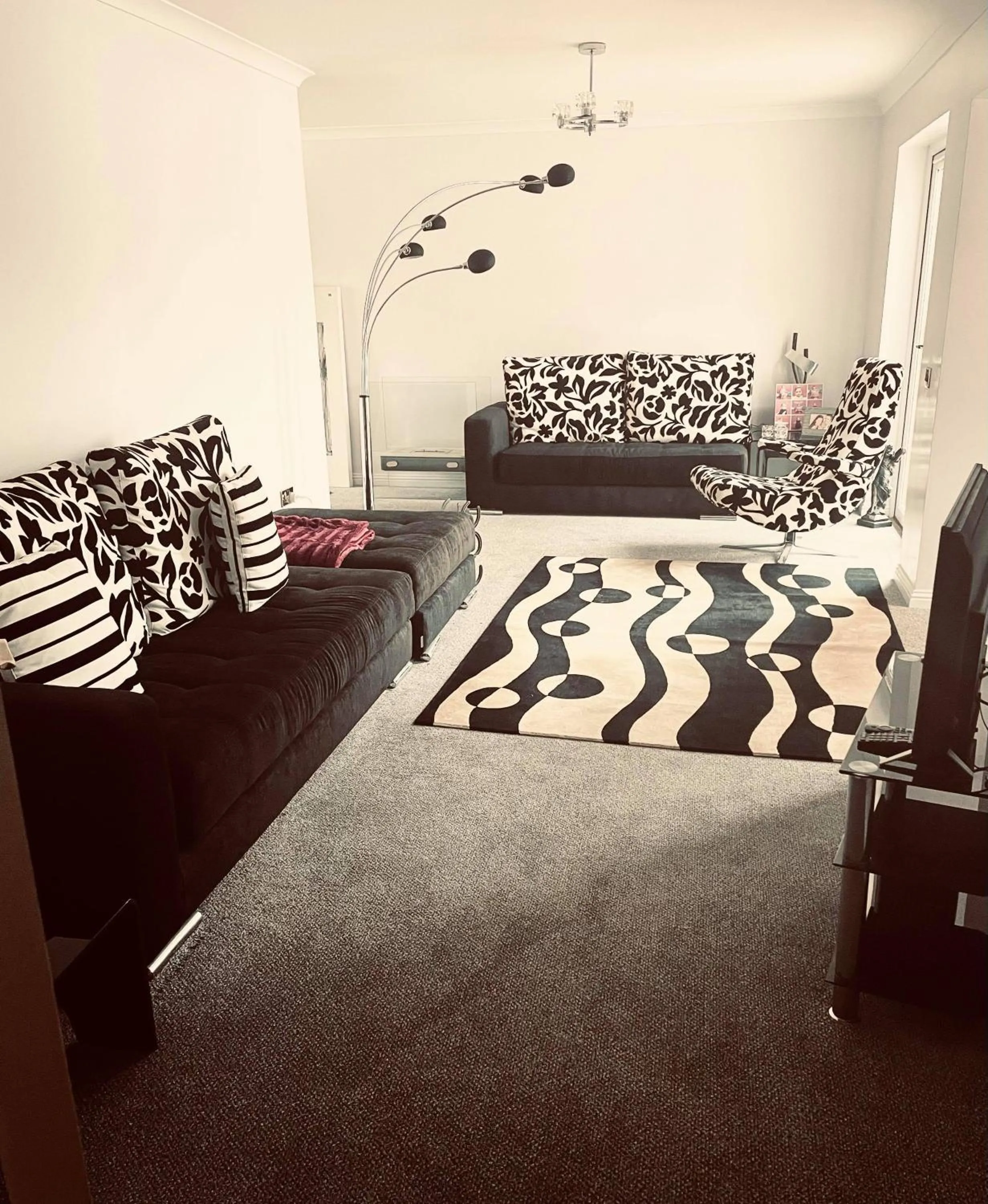 Living room, Bed in Remus B&B