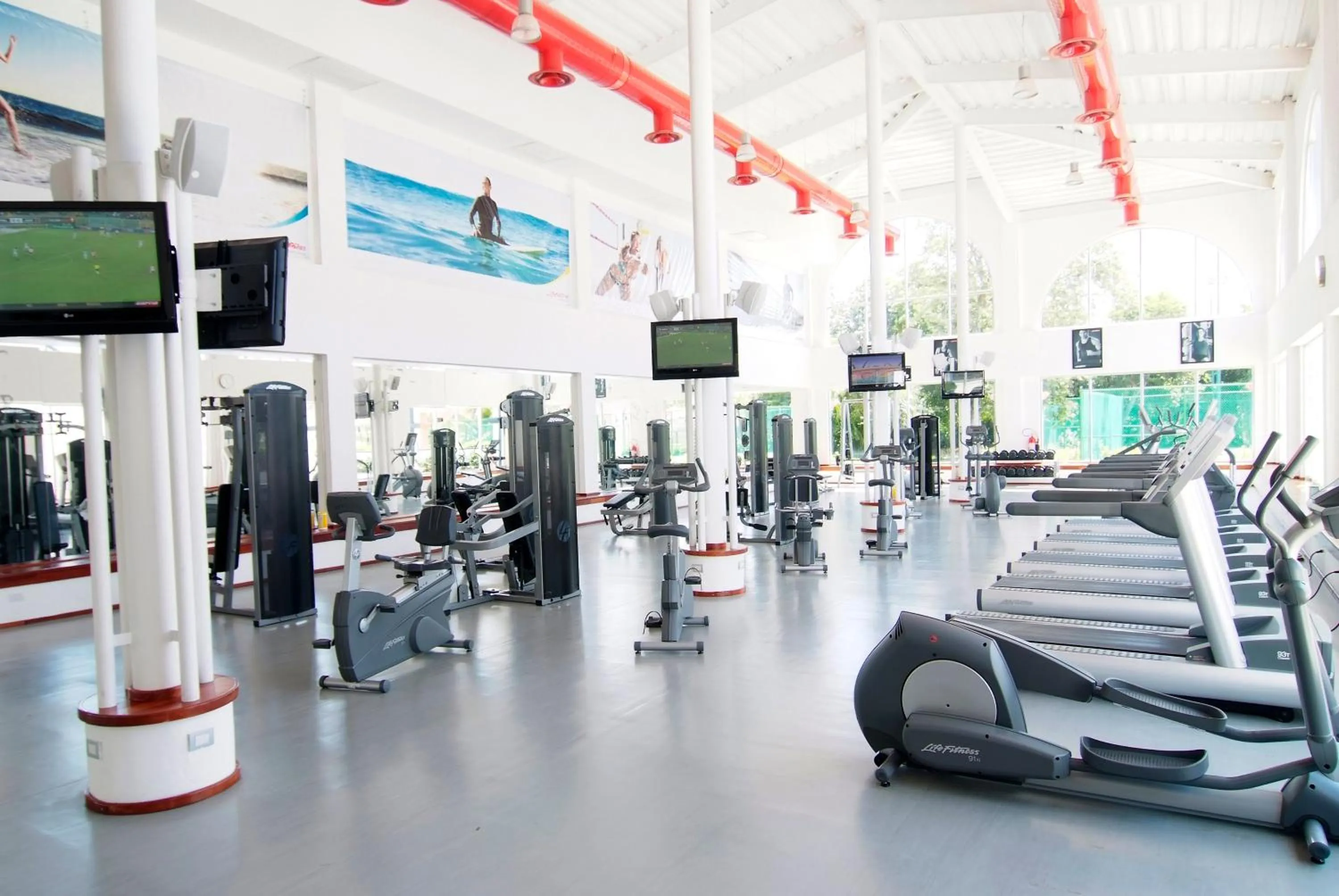 Fitness centre/facilities in Select Club at Sandos Playacar All Inclusive - Adults Only Area