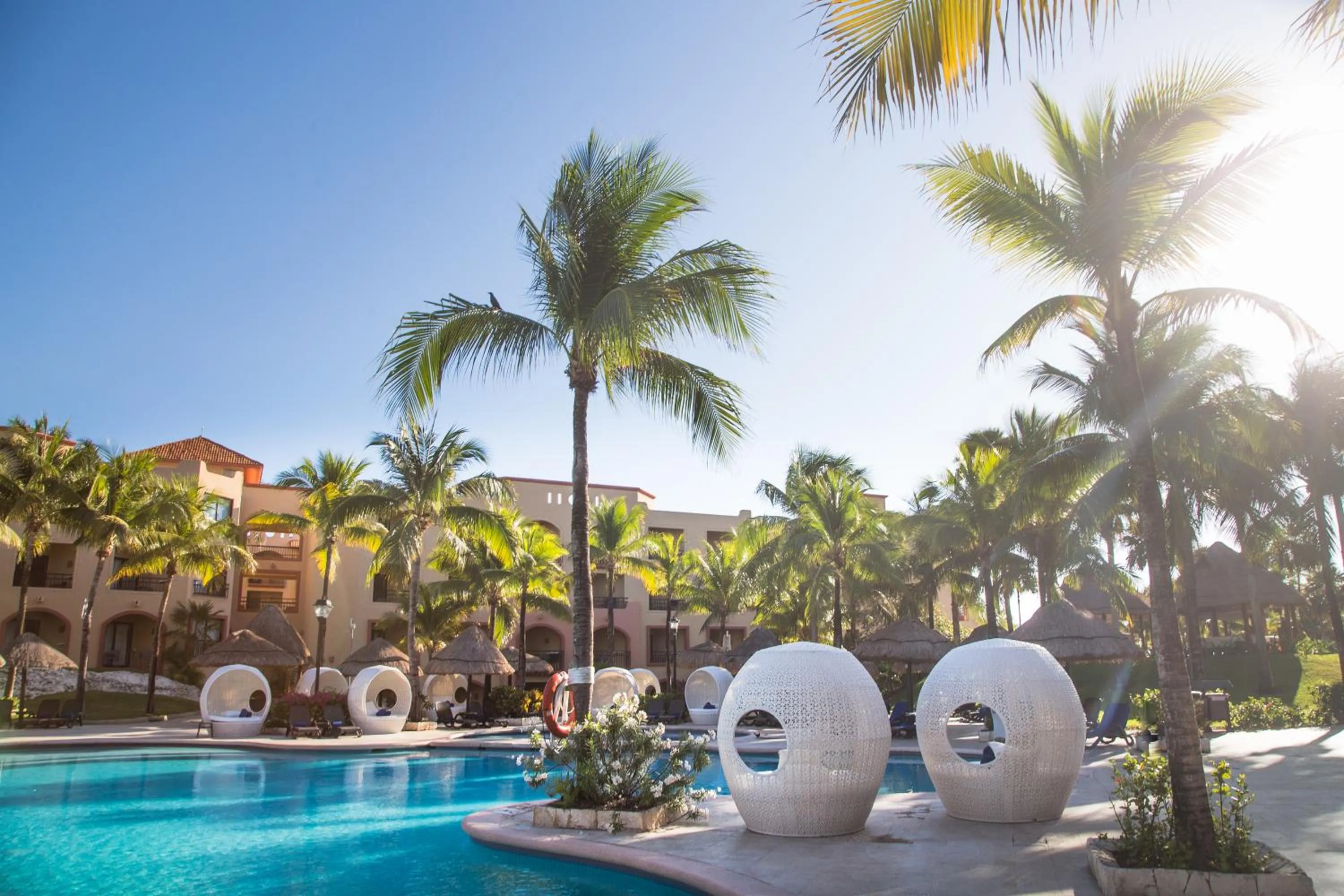 Swimming pool in Select Club at Sandos Playacar All Inclusive - Adults Only Area