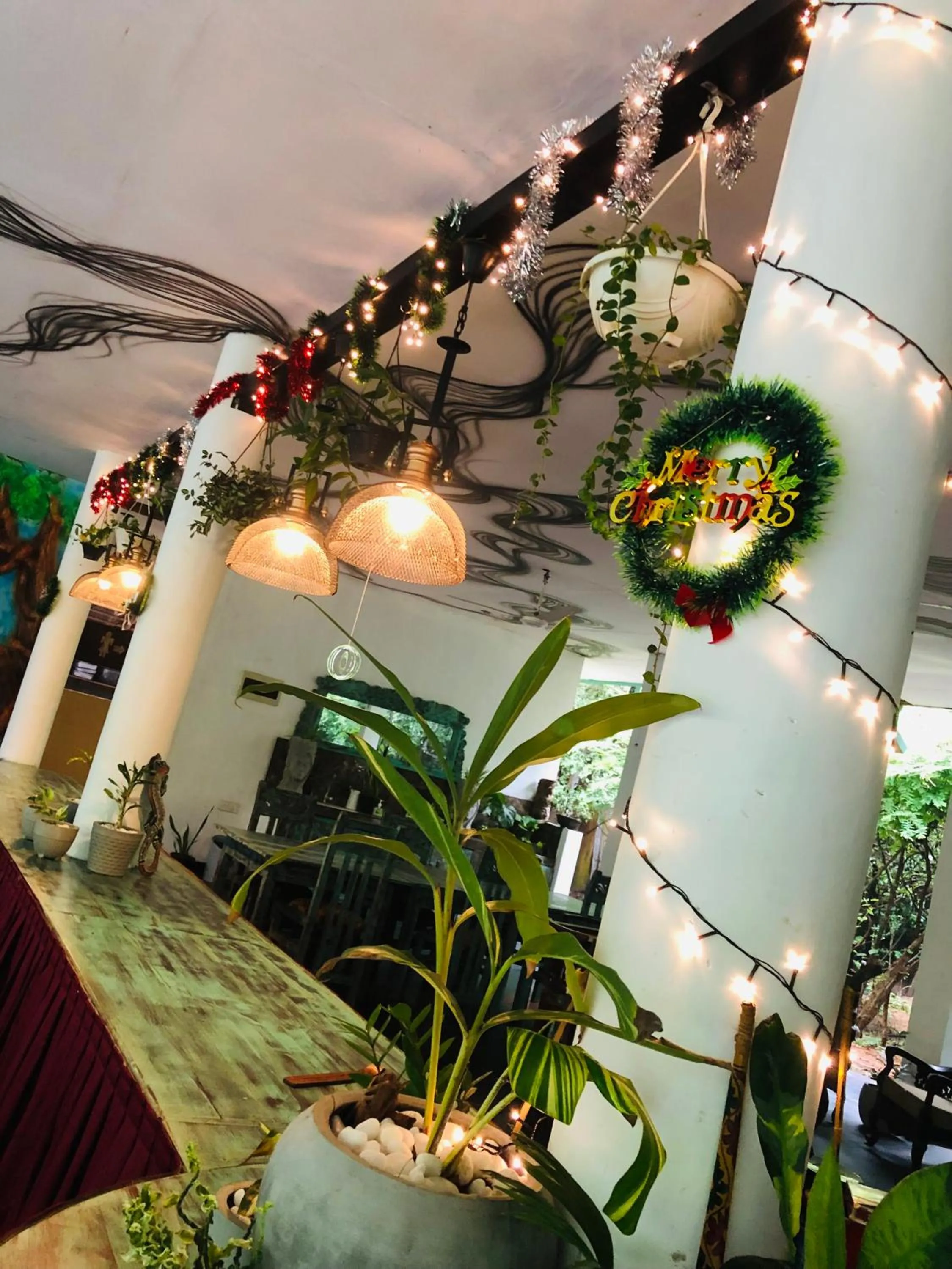 Seating area in Hungry Lion Sigiriya