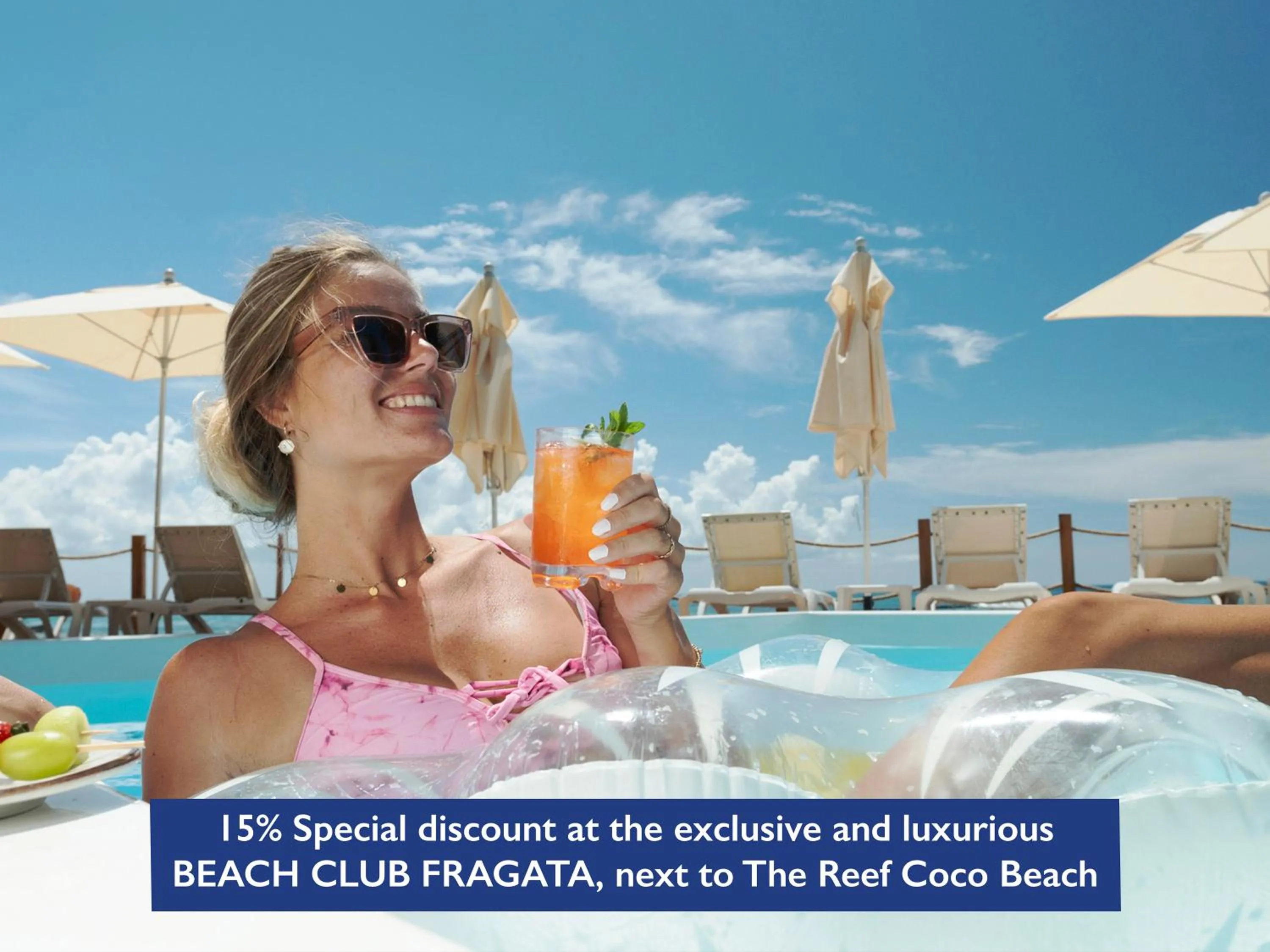 Restaurant/places to eat in The Reef Playacar Beach Resort & Spa-Optional All Inclusive