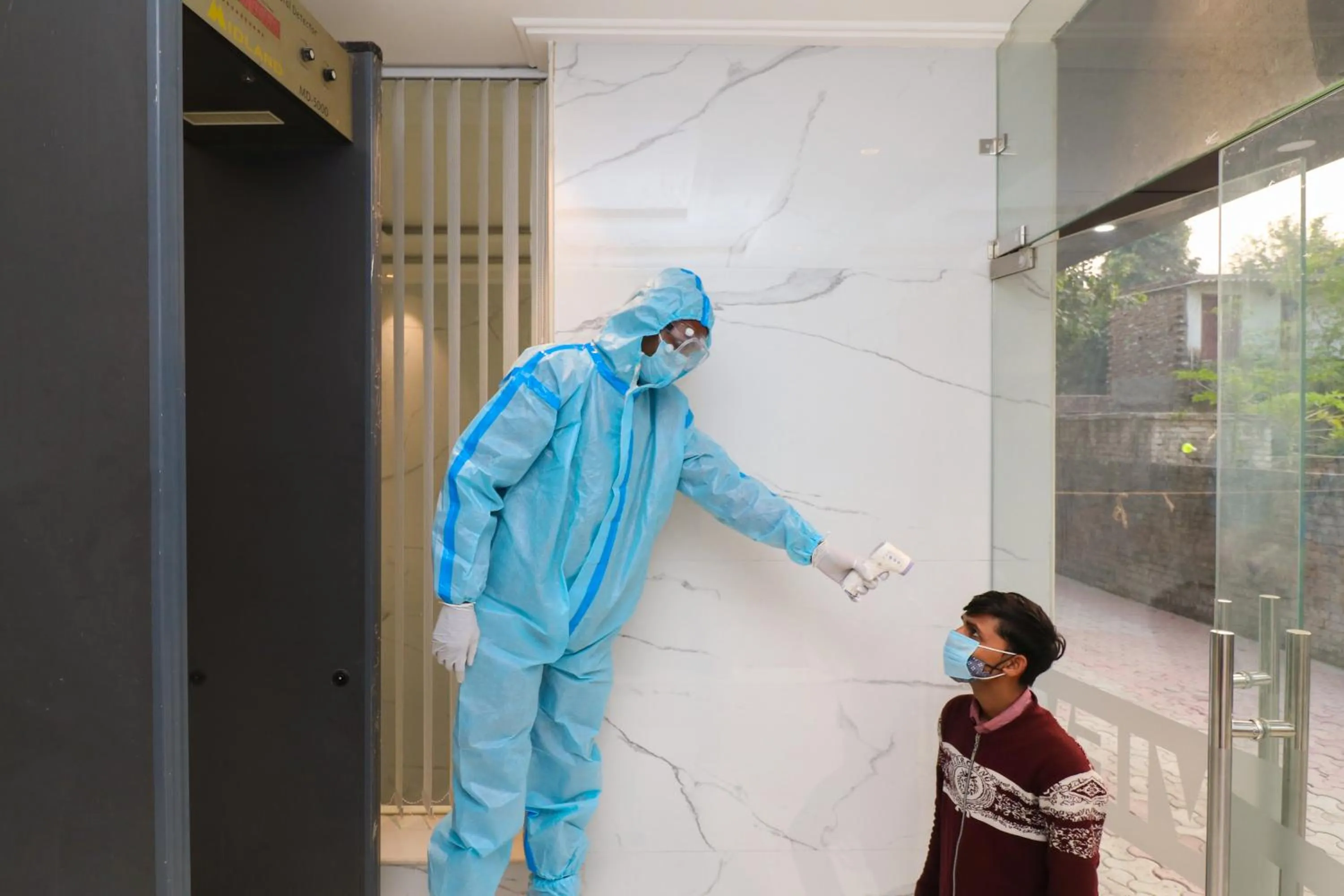 Staff in OPO The View, Delhi Airport