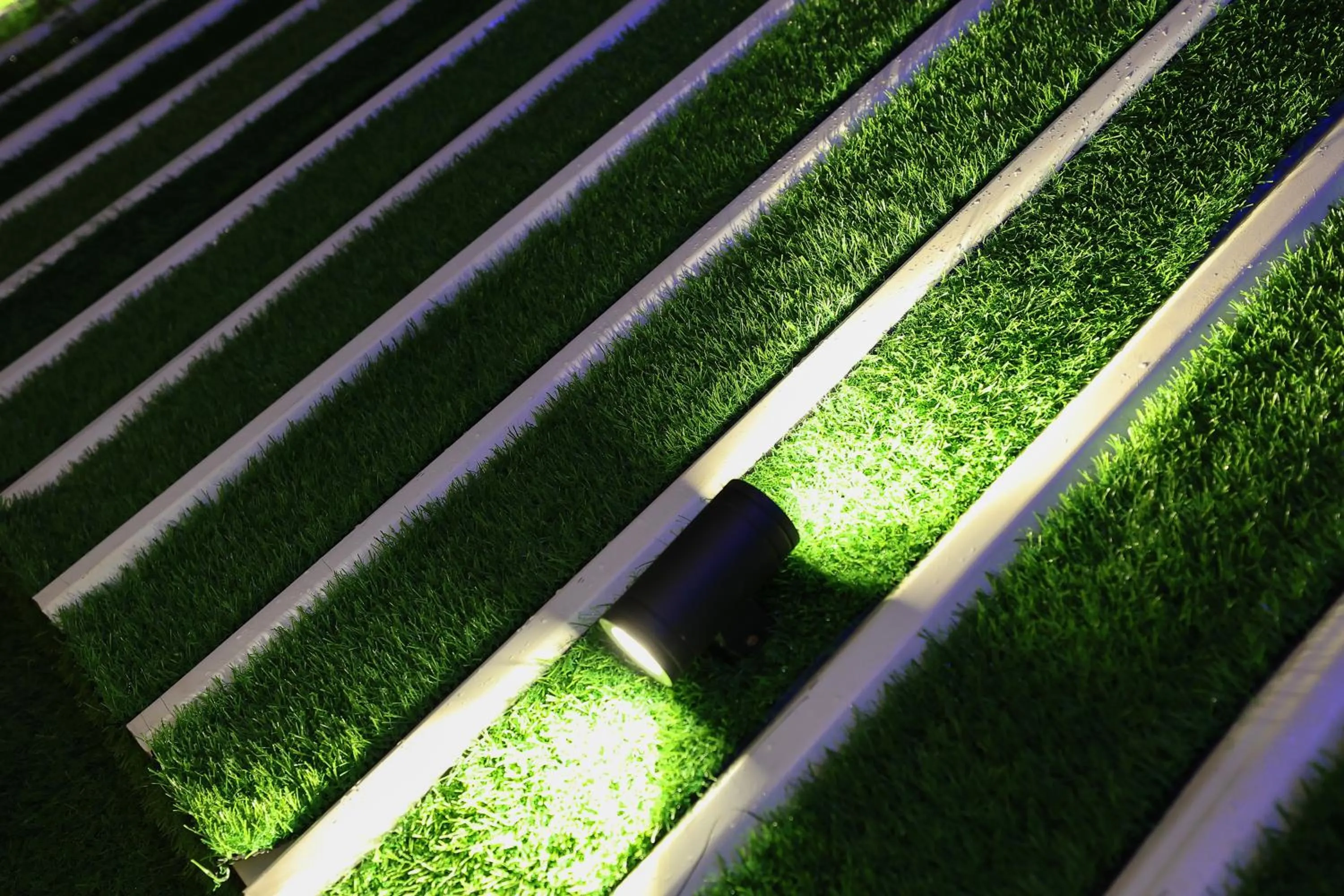 Decorative detail in OPO The View, Delhi Airport