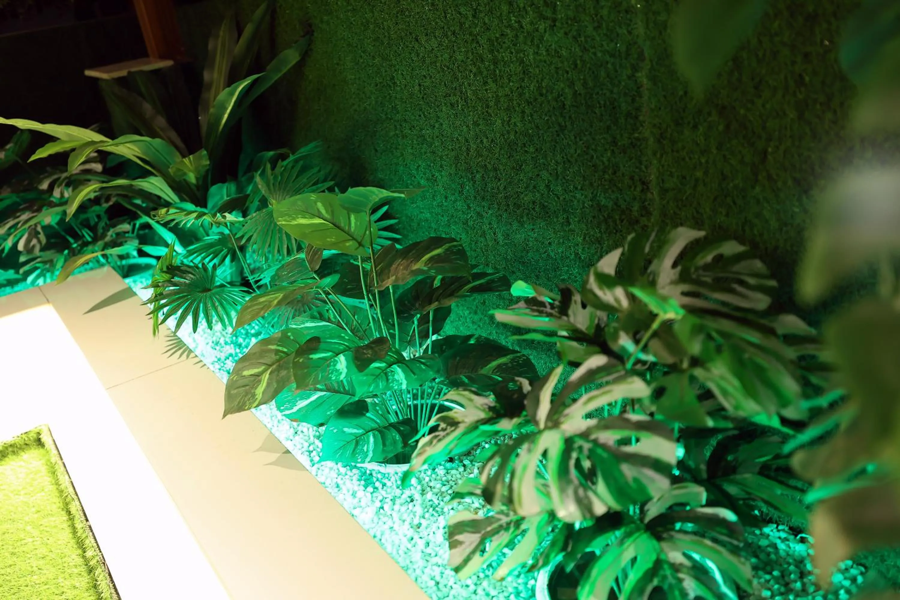 Decorative detail in OPO The View, Delhi Airport