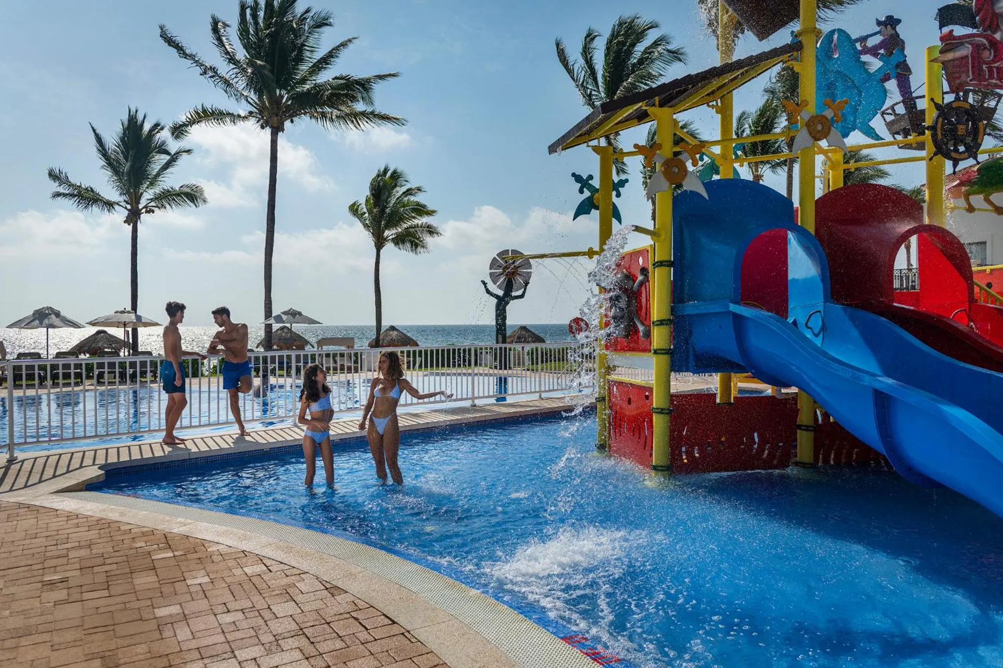 Aqua park in Ocean Coral & Turquesa All Inclusive