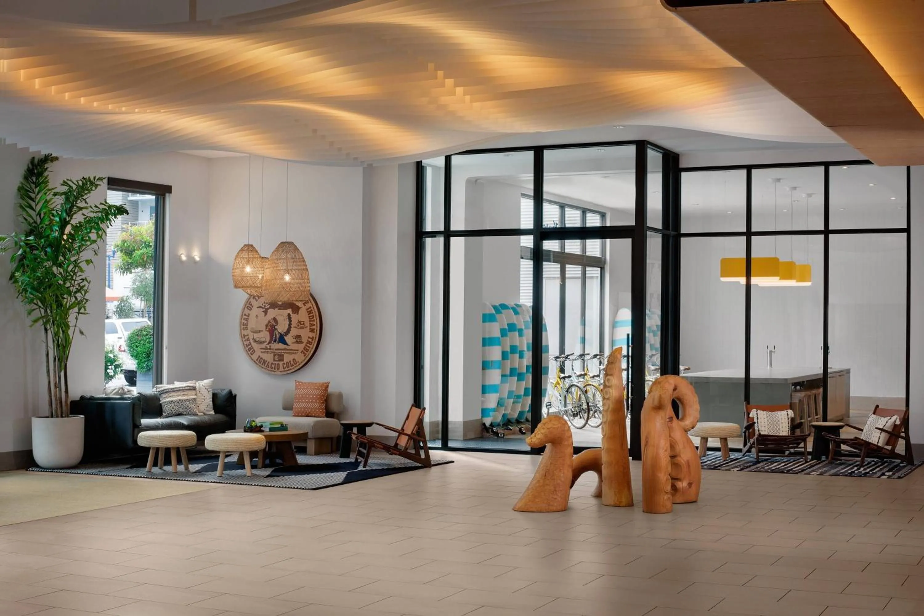 Lobby or reception in SpringHill Suites by Marriott Oceanside Beach