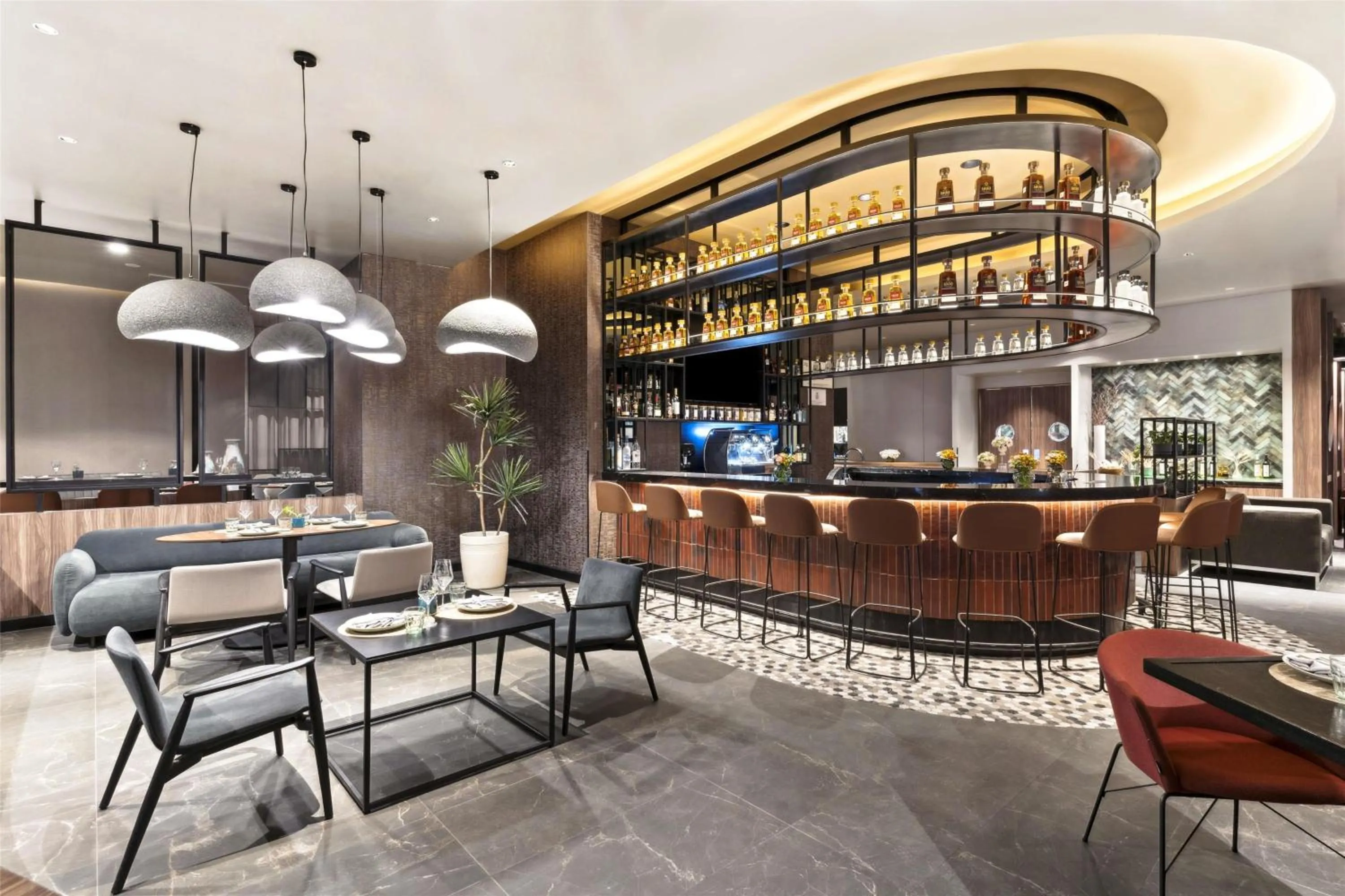 Lounge or bar in NH Collection Monterrey San Pedro