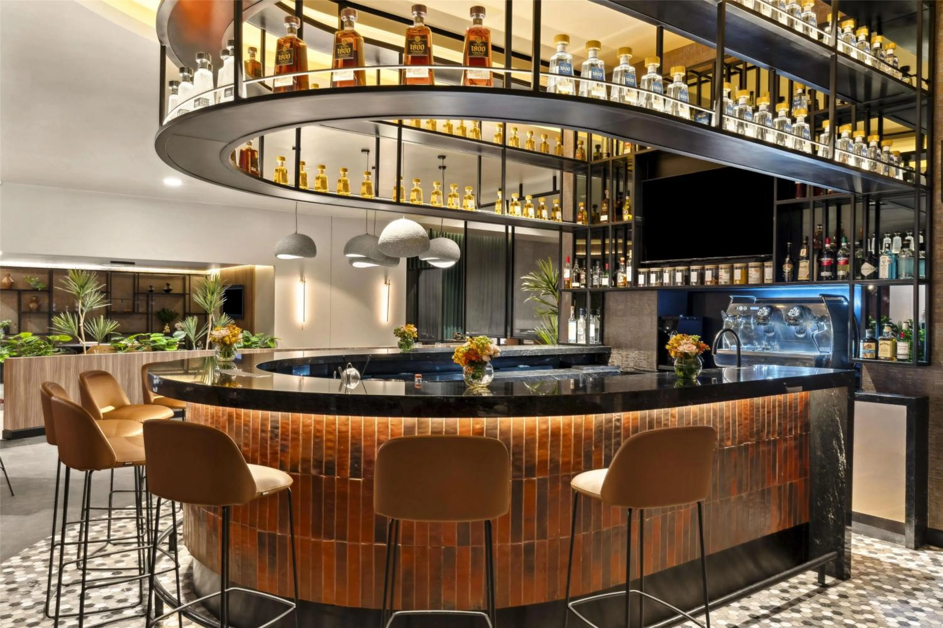 Lounge or bar in NH Collection Monterrey San Pedro