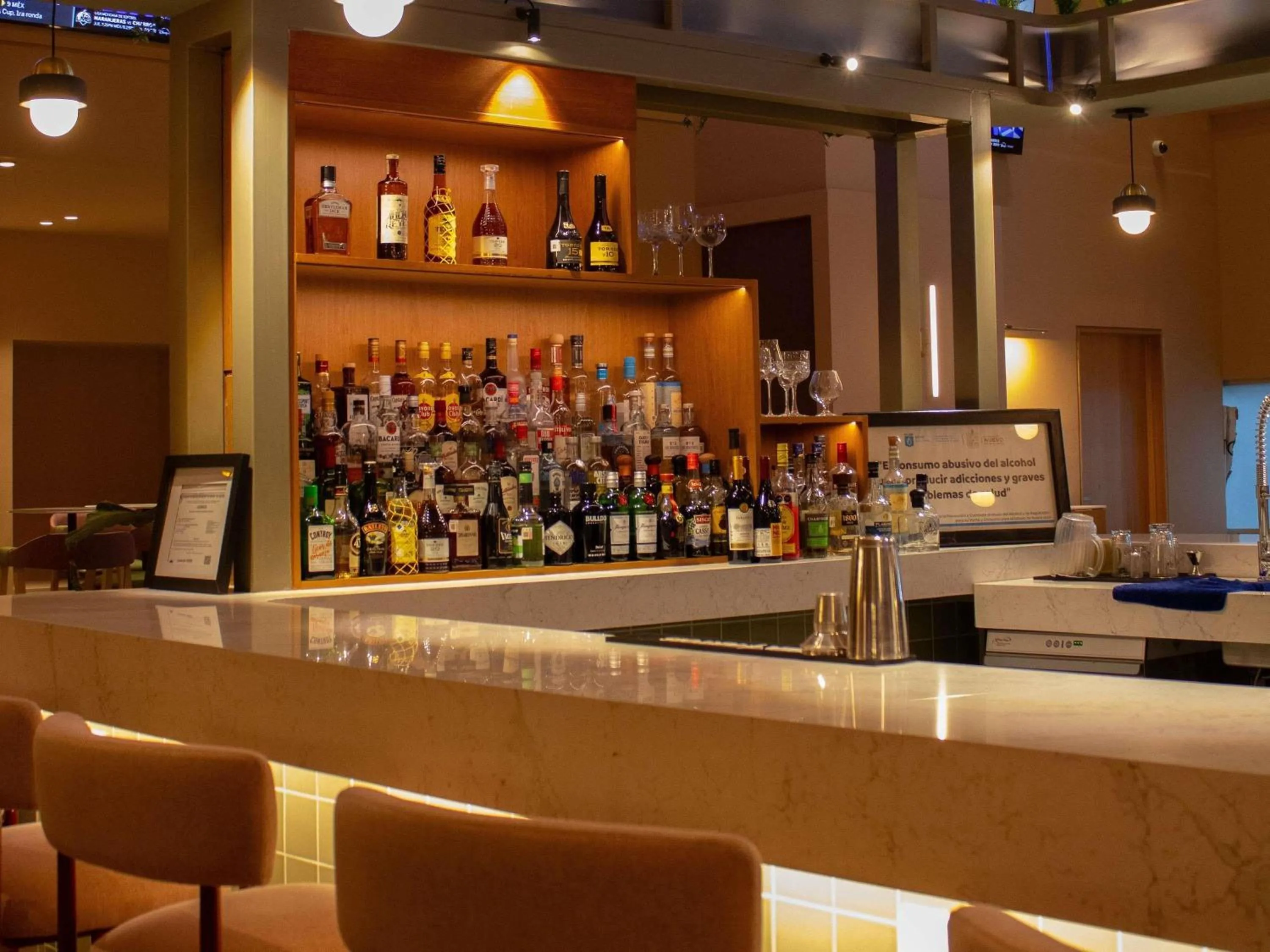 Lounge or bar in Novotel Monterrey Valle