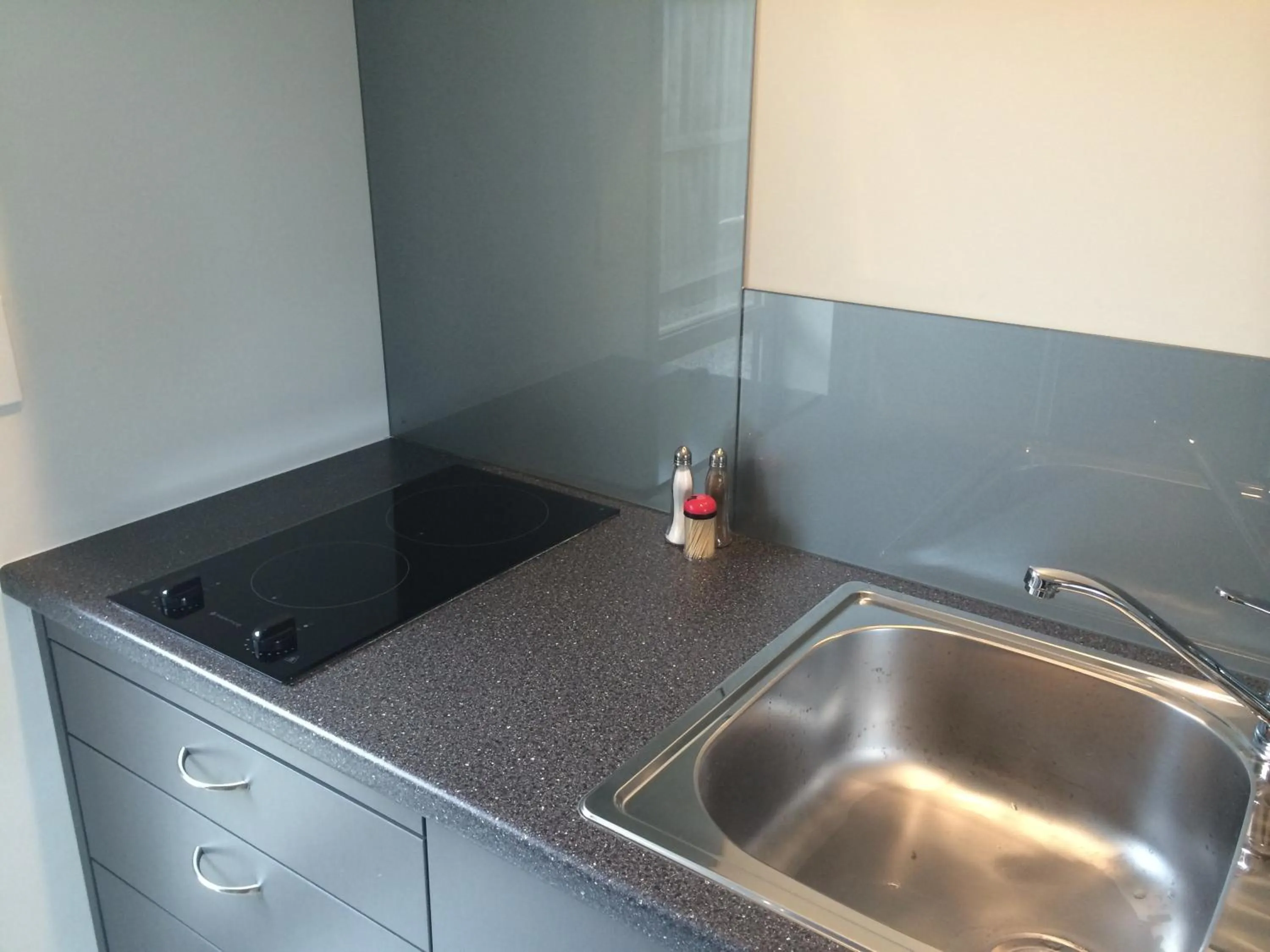 Kitchen or kitchenette in Rolleston Highway Motel
