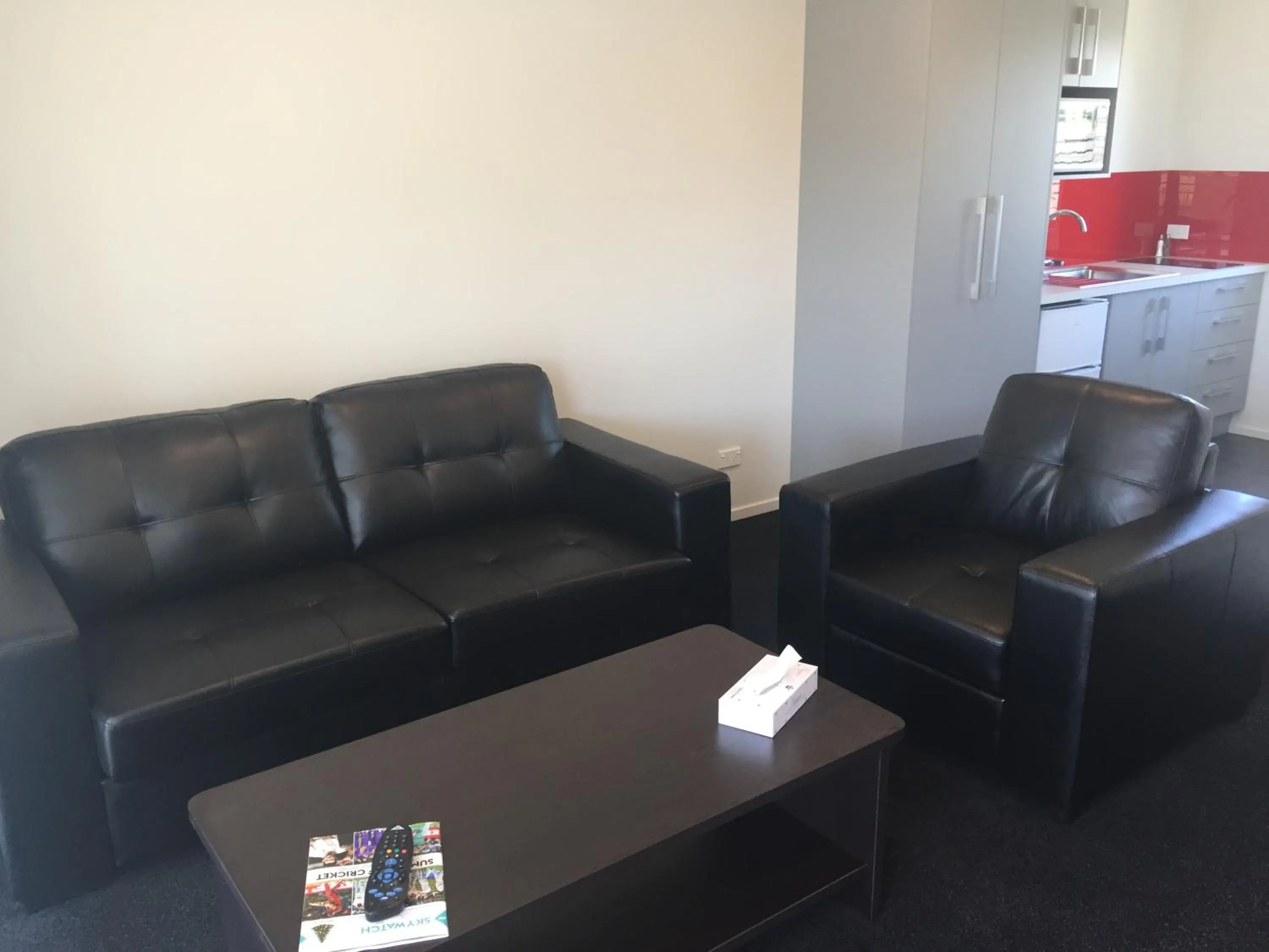 Living room in Rolleston Highway Motel