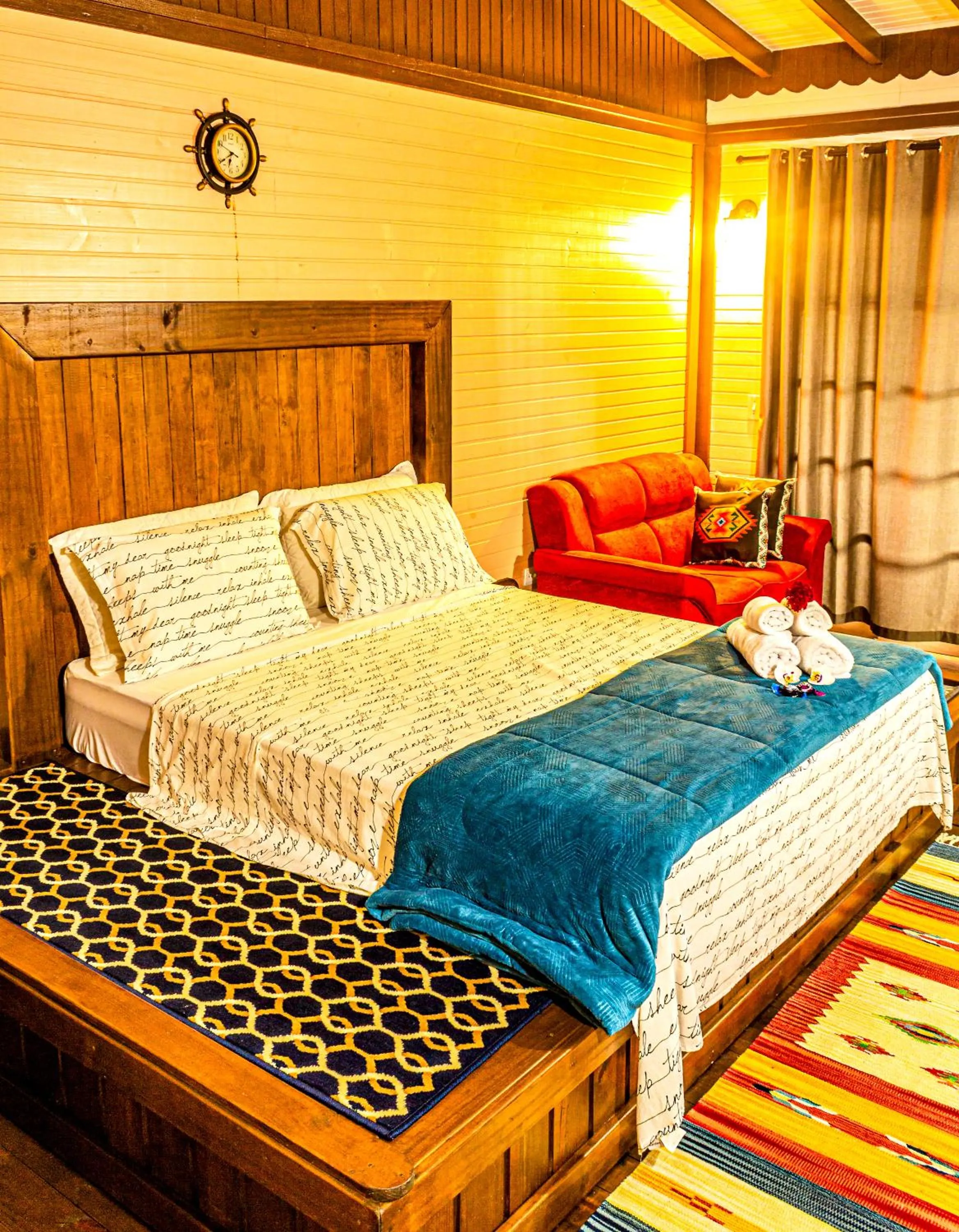 Bed in Pousada Casa do Oscar