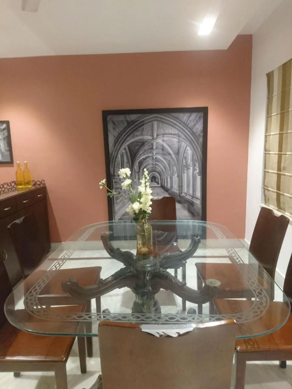 Dining area in Tatvam Residency