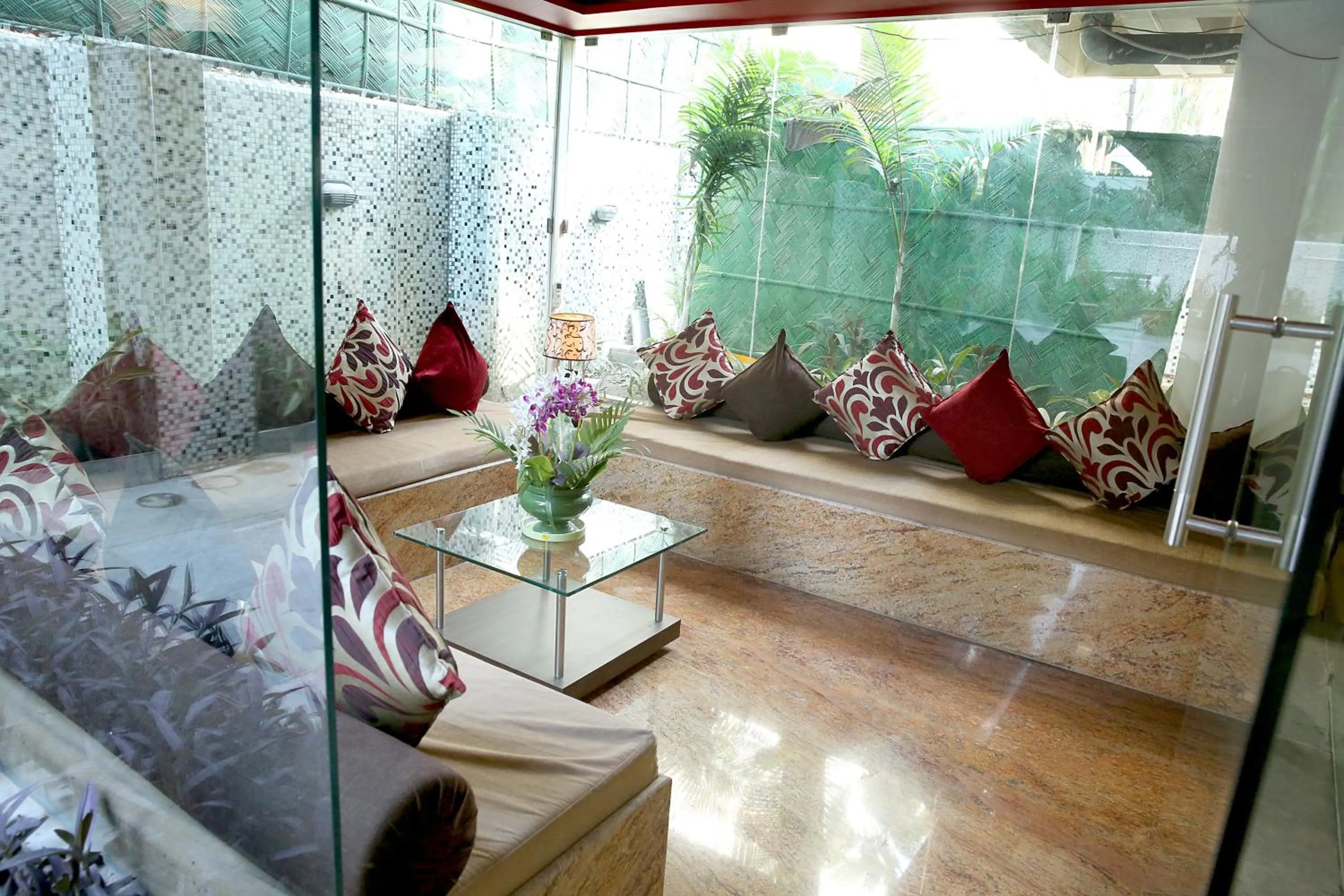 Communal lounge/ TV room in Tatvam Residency