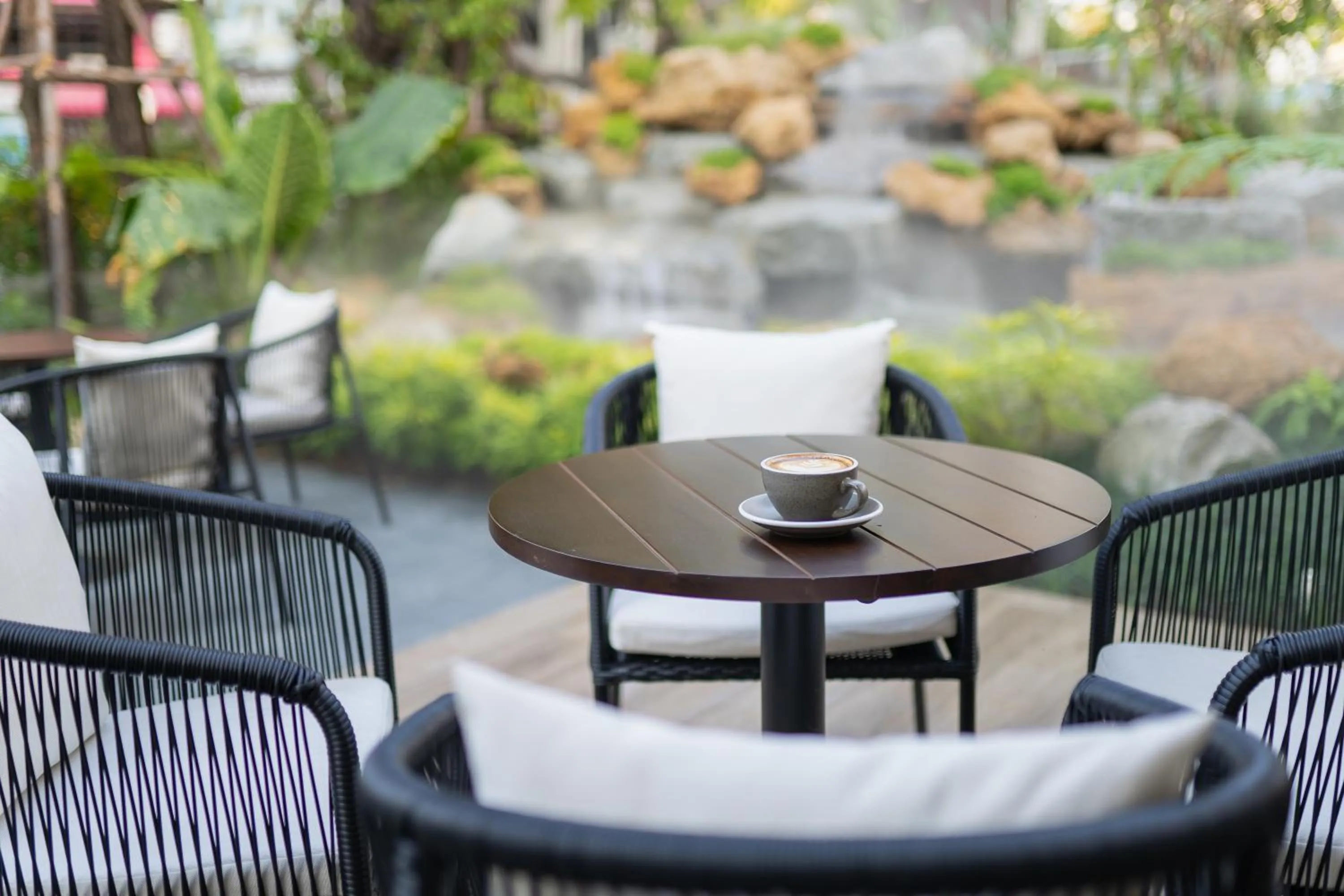 Seating area in Welladee Wellness Chiang Mai