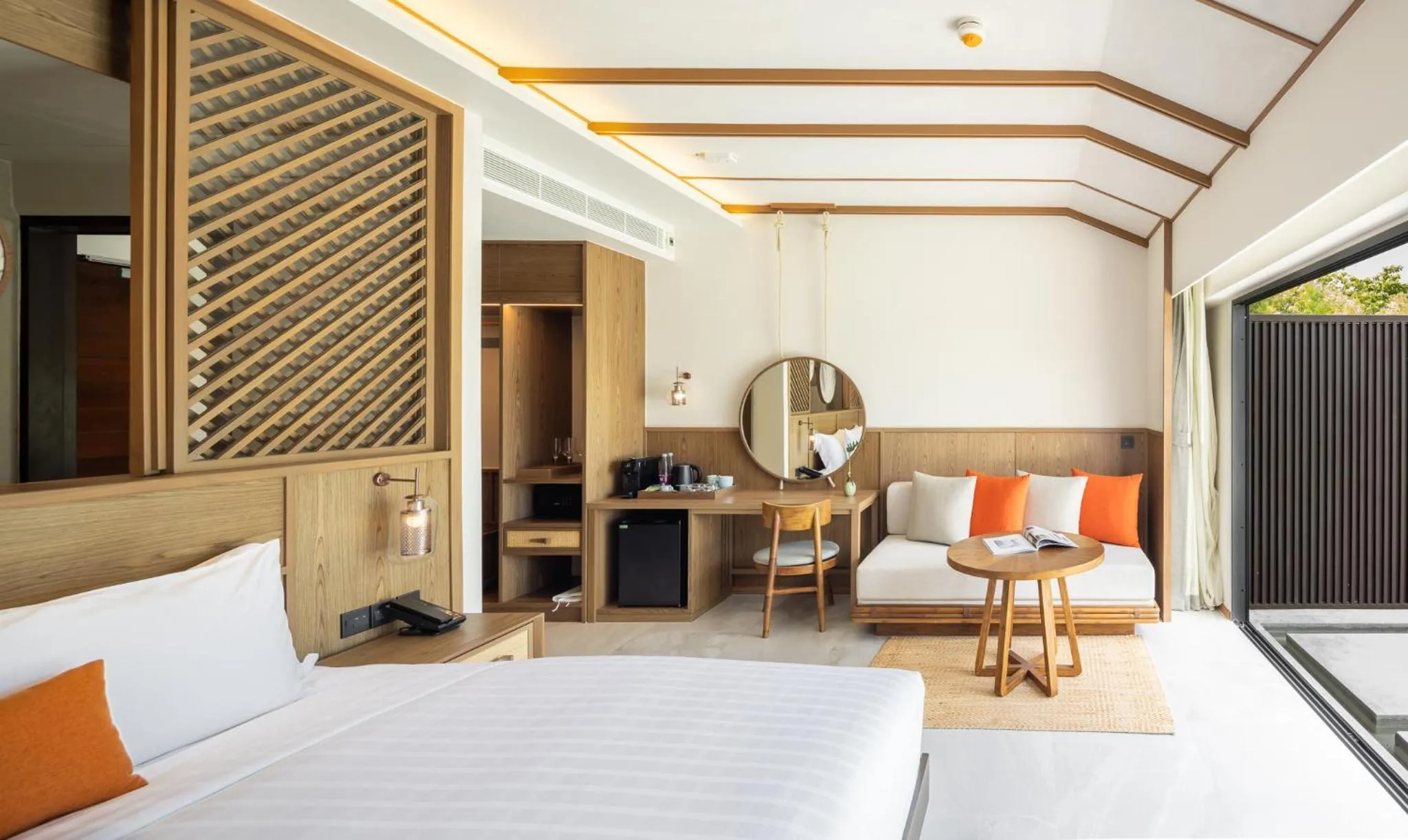 Coffee/tea facilities, Bed in The Culture Samui