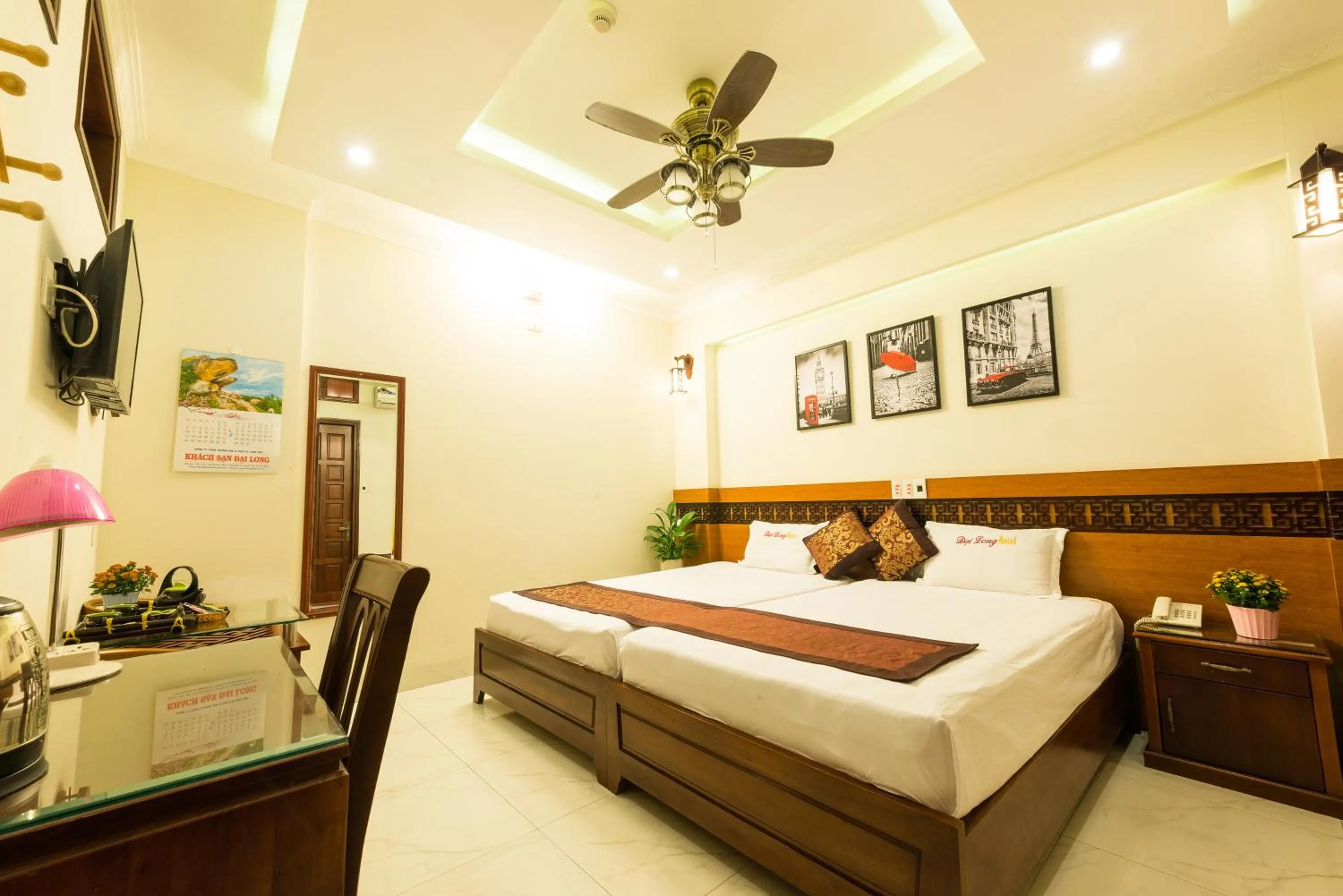 Bedroom, Bed in Dai Long Hotel