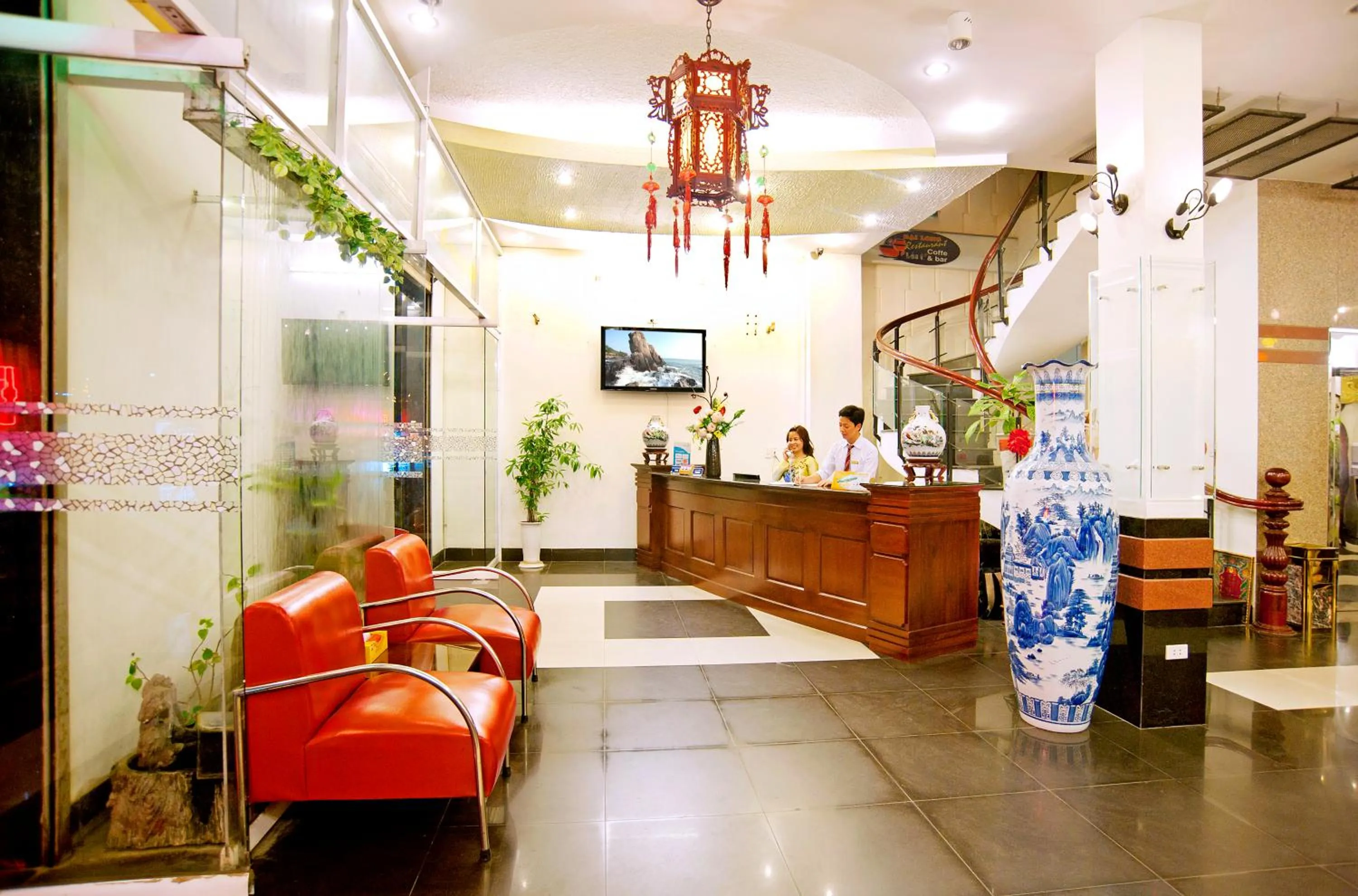 Lobby or reception in Dai Long Hotel