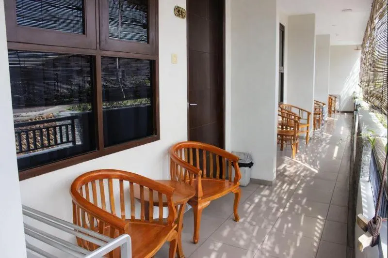 Balcony/Terrace in Manggar Indonesia Hotel