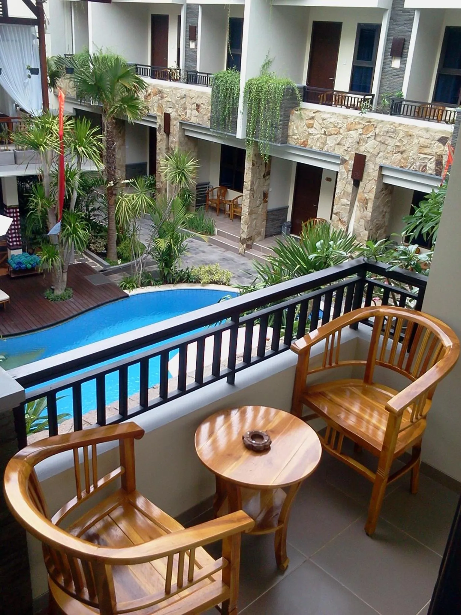 Balcony/Terrace in Manggar Indonesia Hotel