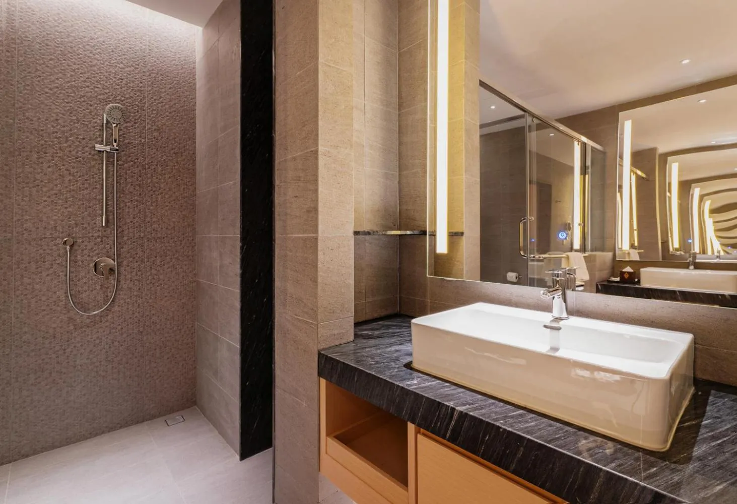 Bathroom in M World Hotel