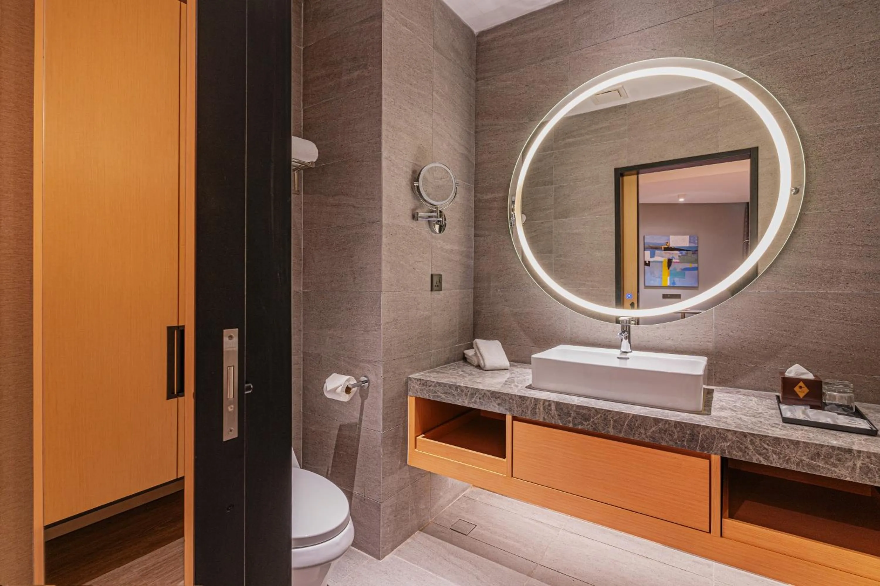 Bathroom in M World Hotel