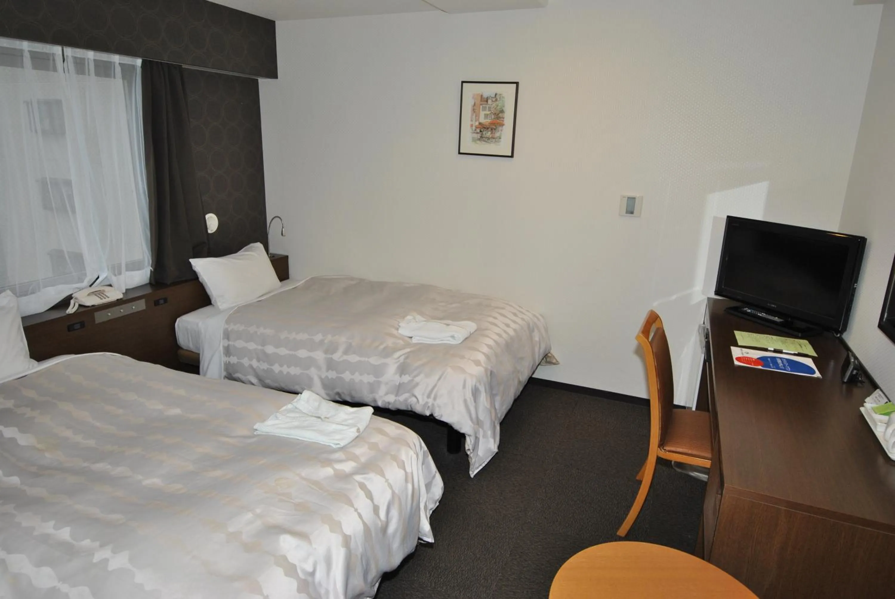 Bed in Hotel Mark-1 Abiko