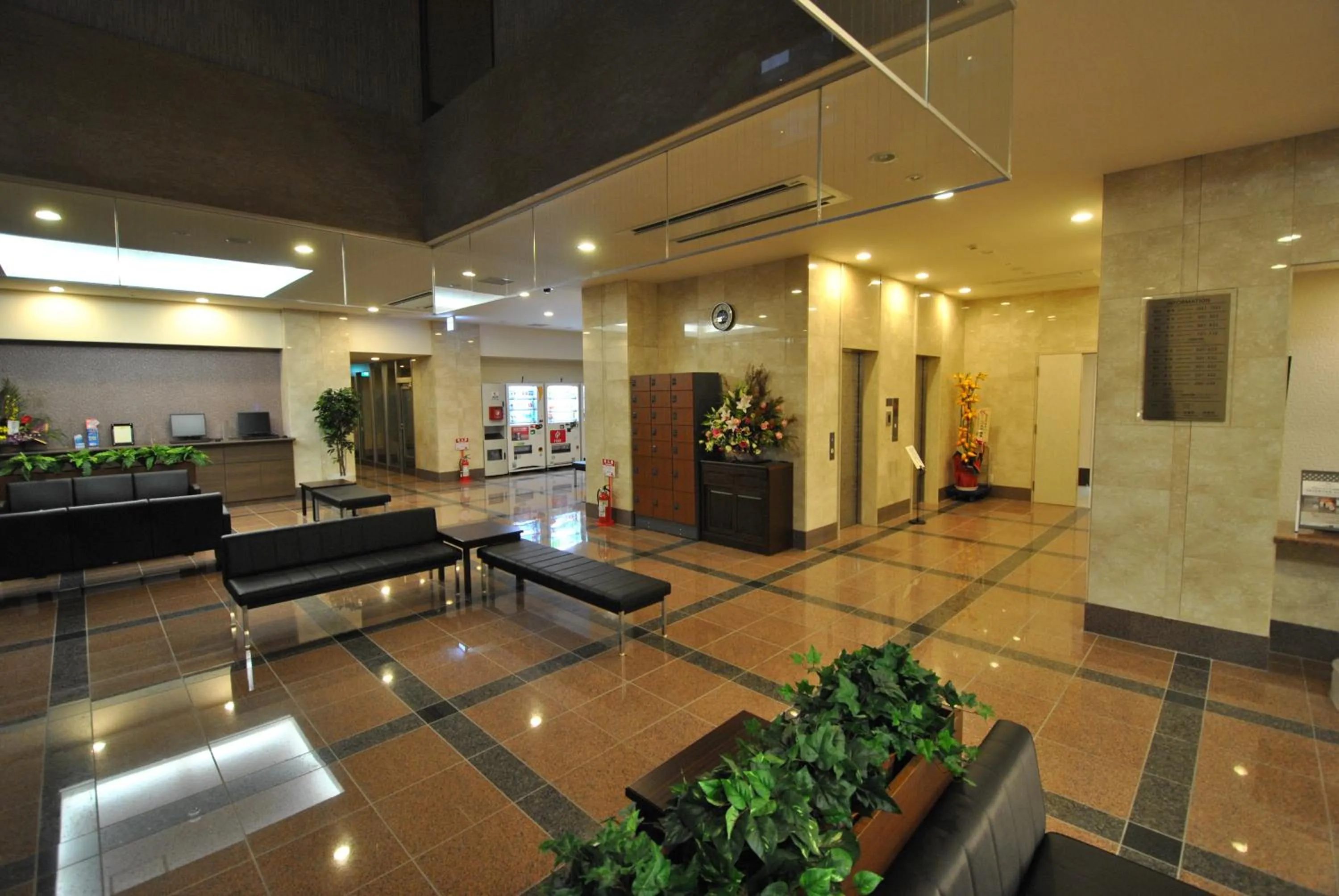 Lobby or reception in Hotel Mark-1 Tsukuba