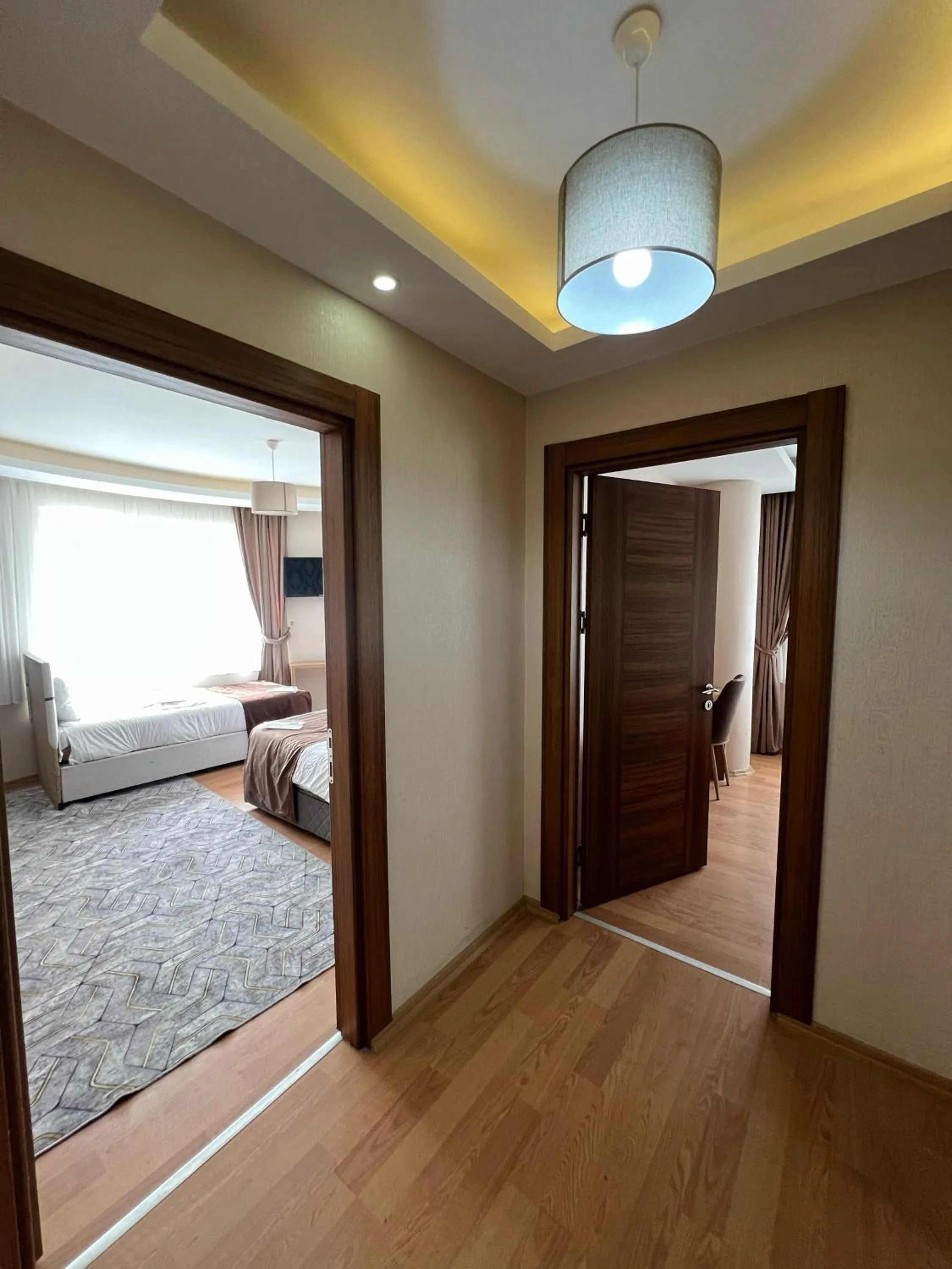 Bed in inDİANA HOTEL