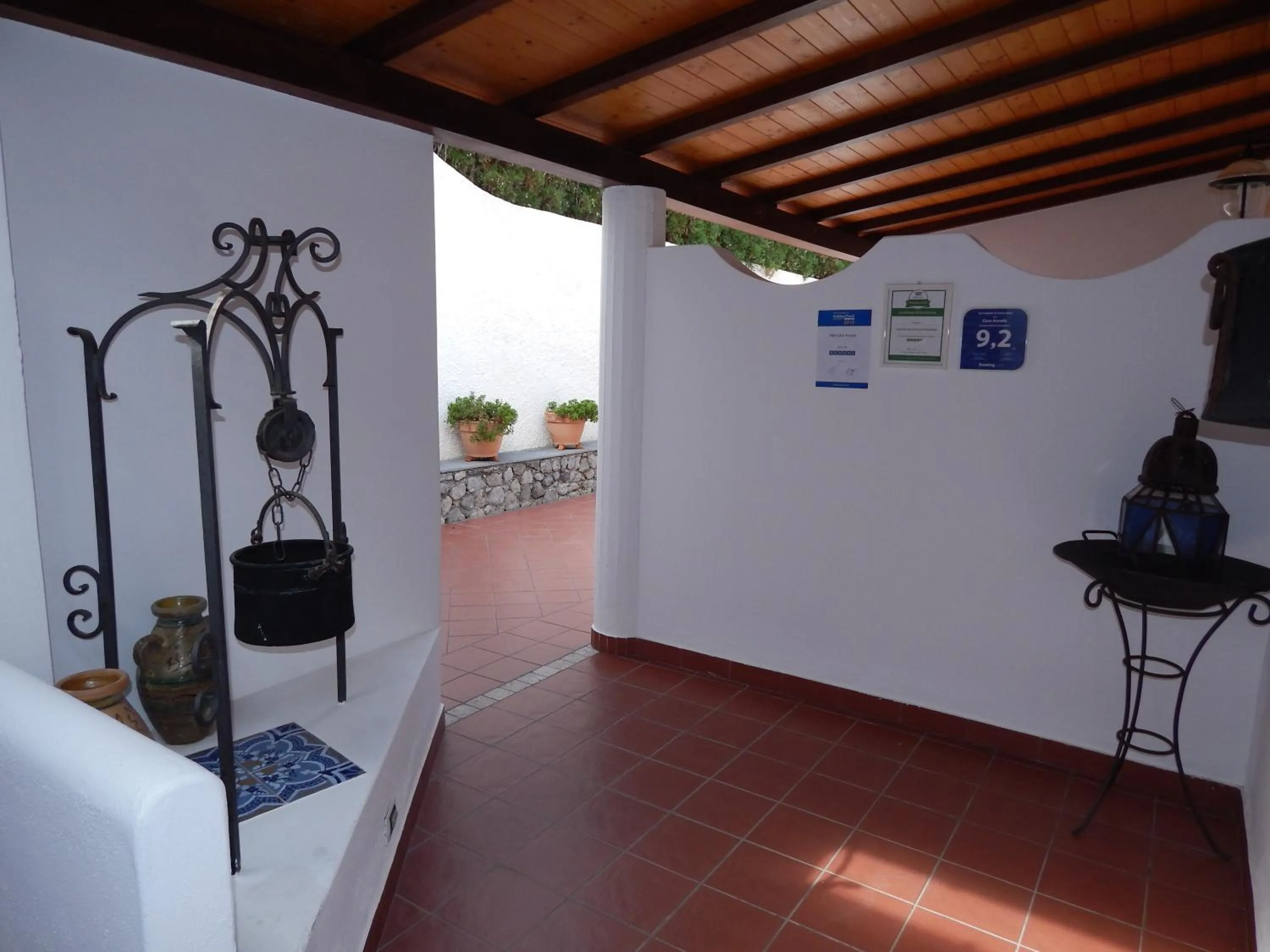 Decorative detail in Casa Arcada