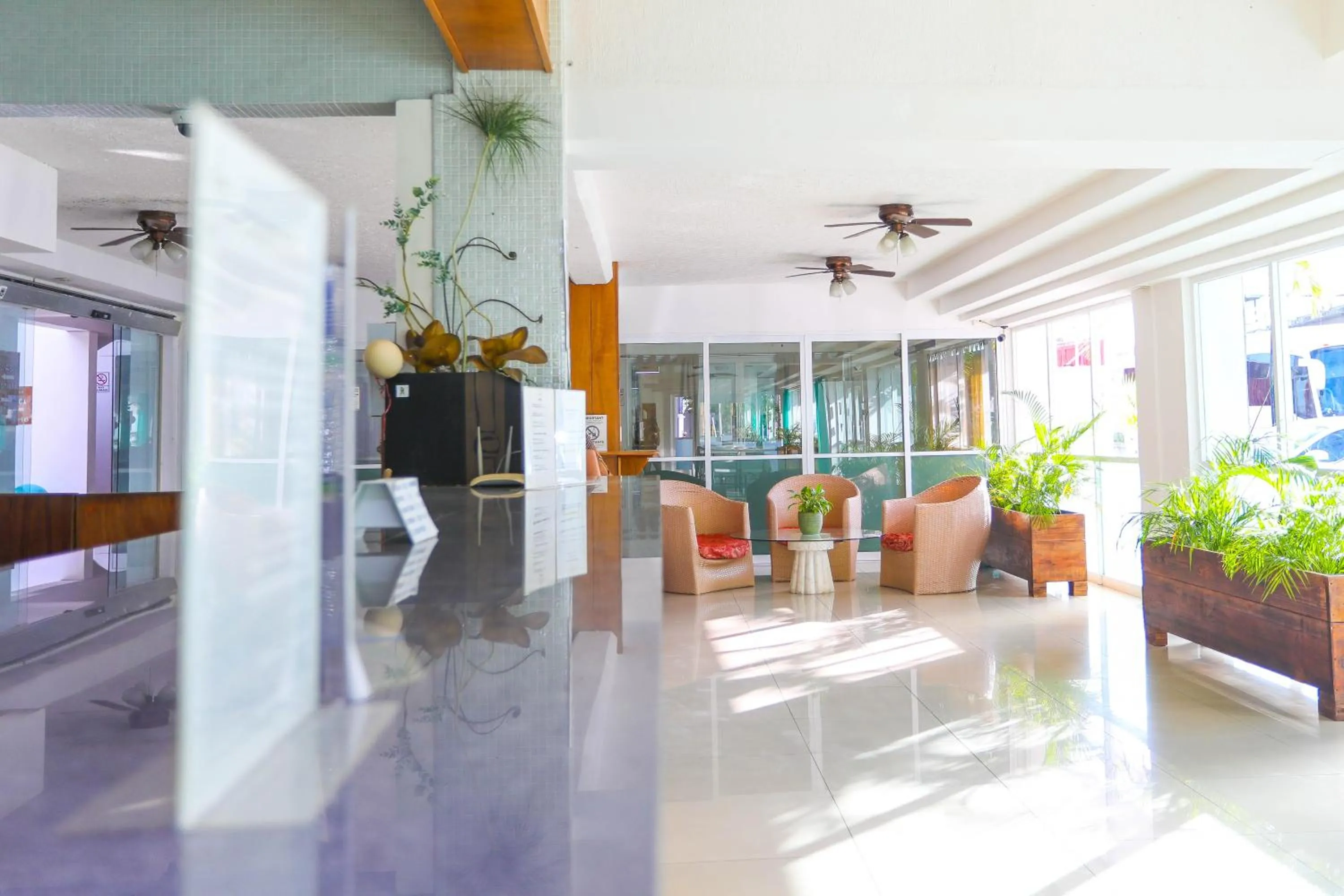 Living room in Terracaribe Hotel Boutique