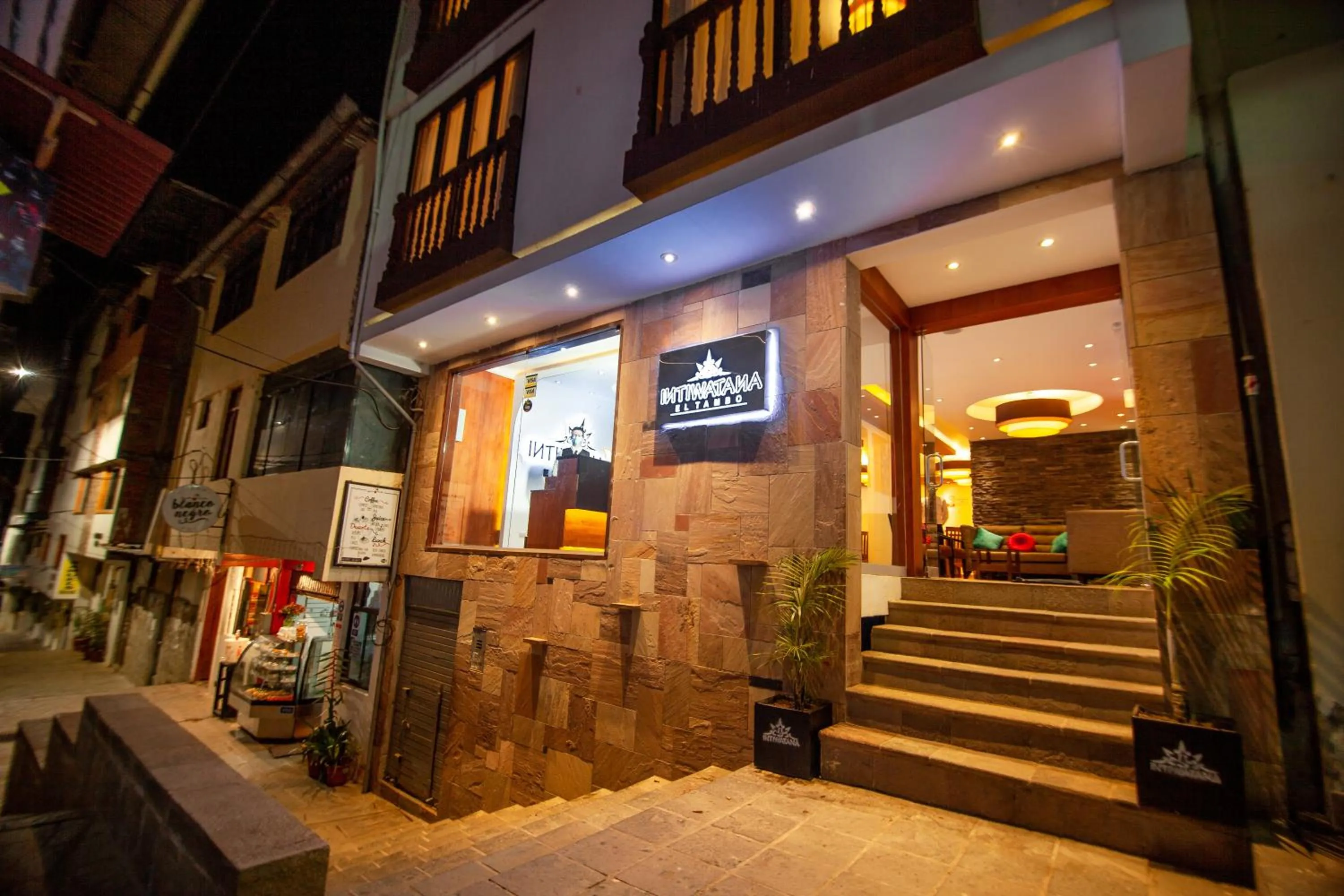 Facade/entrance in INTIWATANA EL TAMBO ***