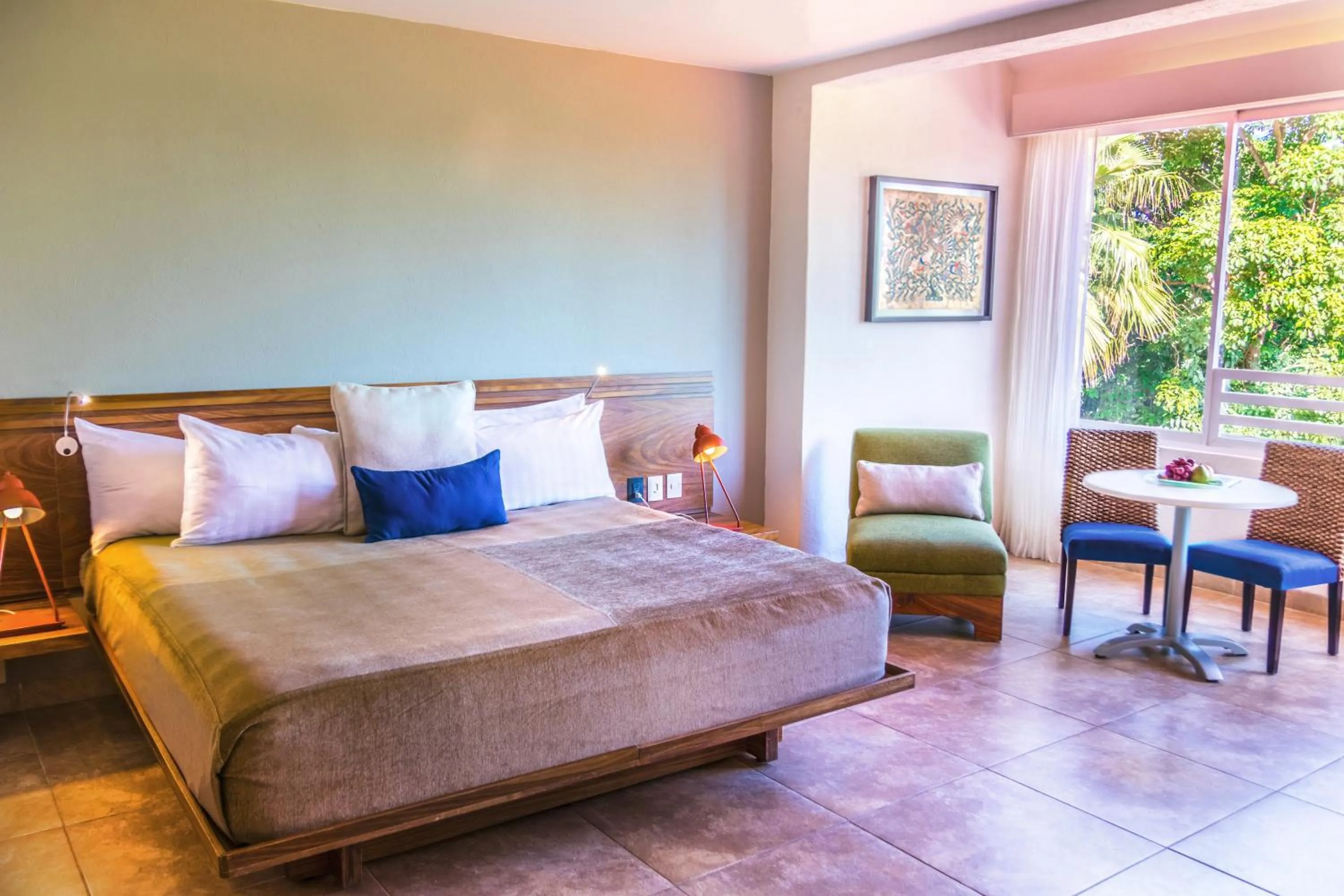 Bedroom, Bed in Las Brisas Huatulco-All Inclusive