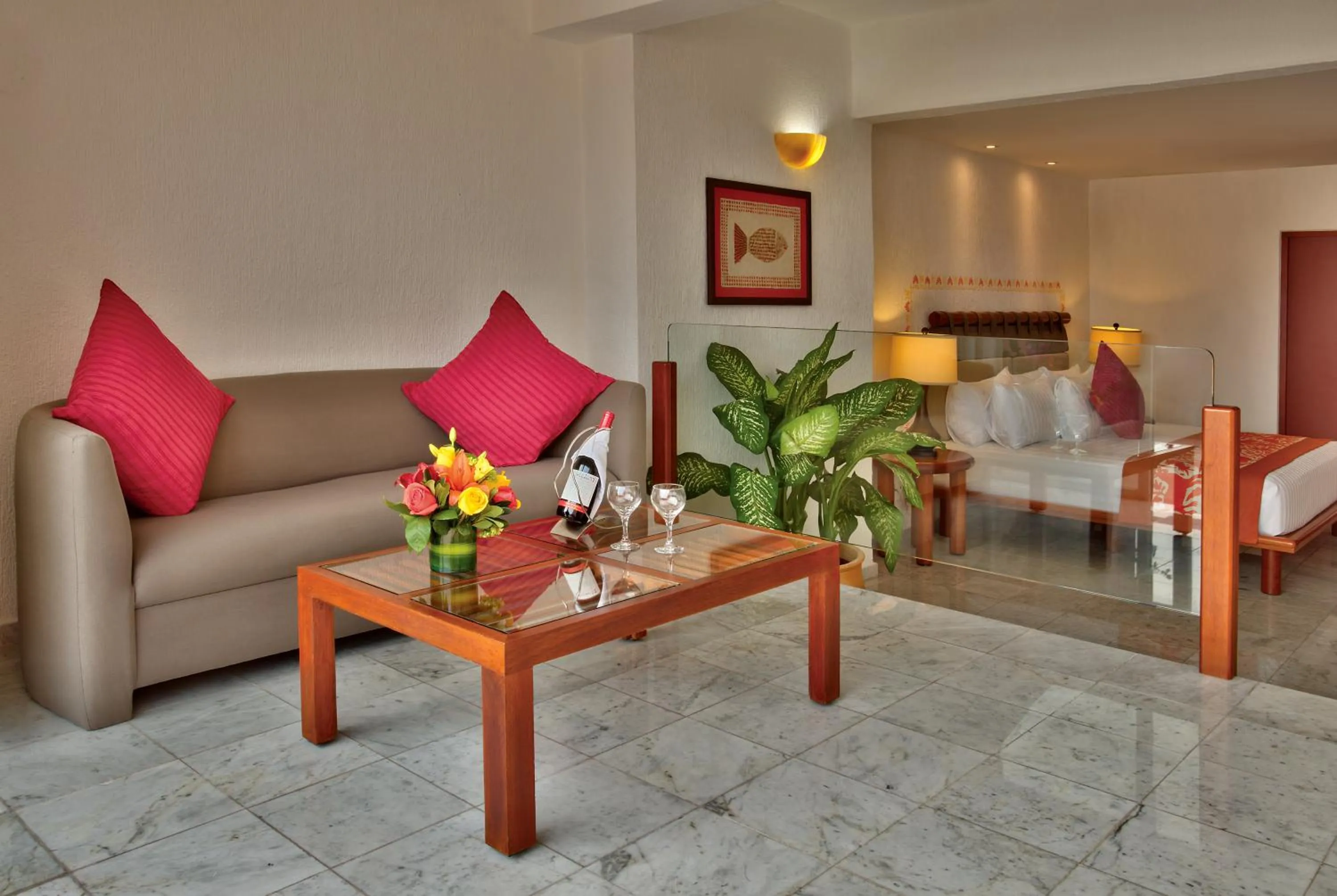 Photo of the whole room in Las Brisas Huatulco-All Inclusive