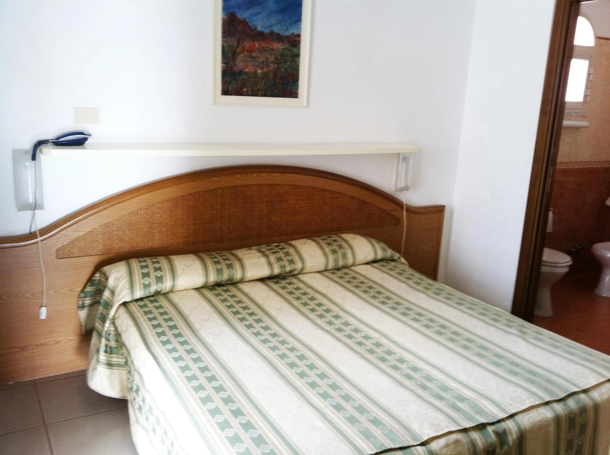 Decorative detail, Bed in Hotel Castiglione